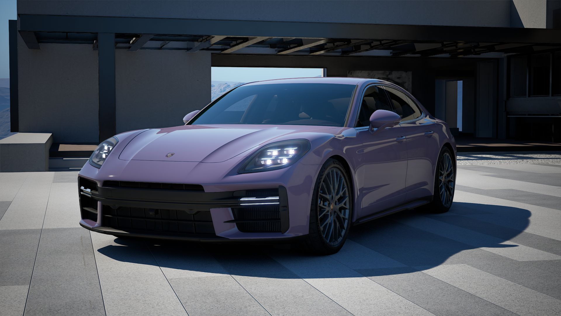Panamera front view