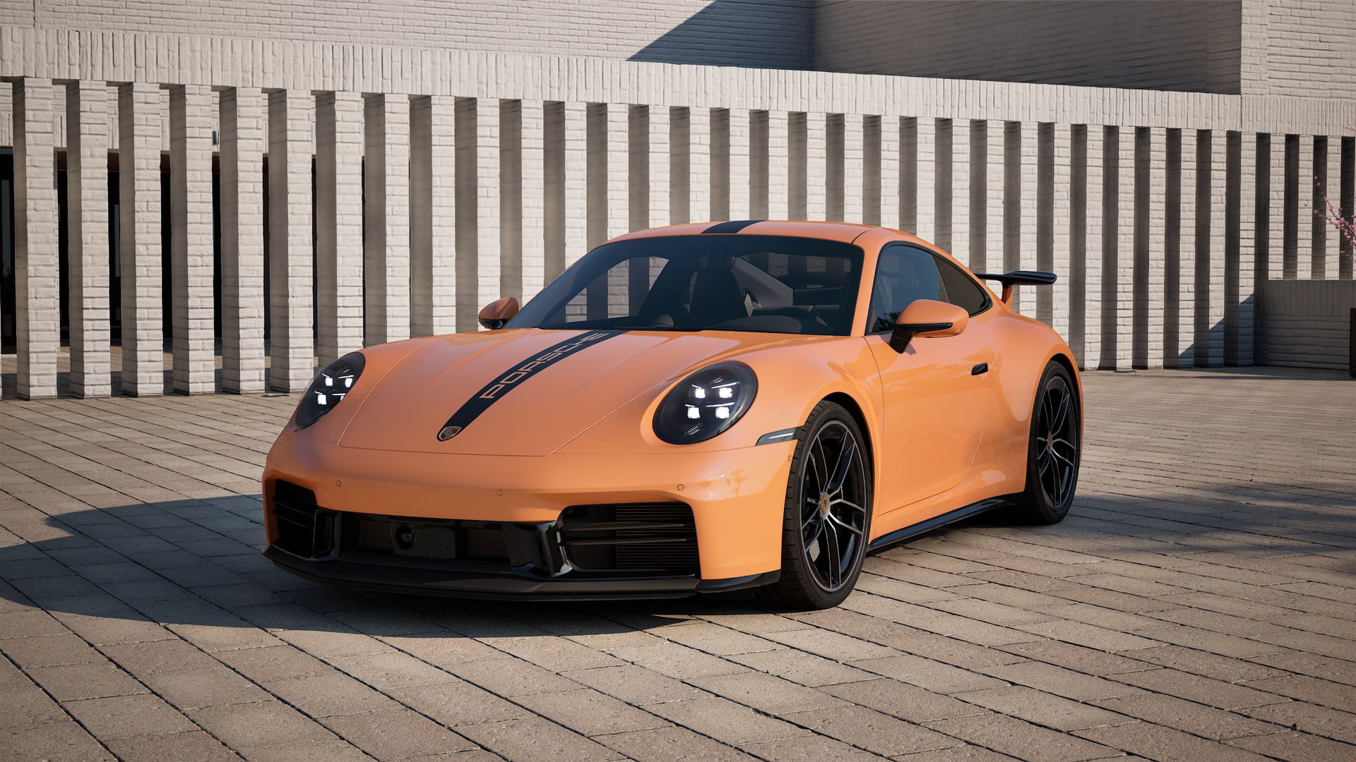911 Carrera 4S vista frontal