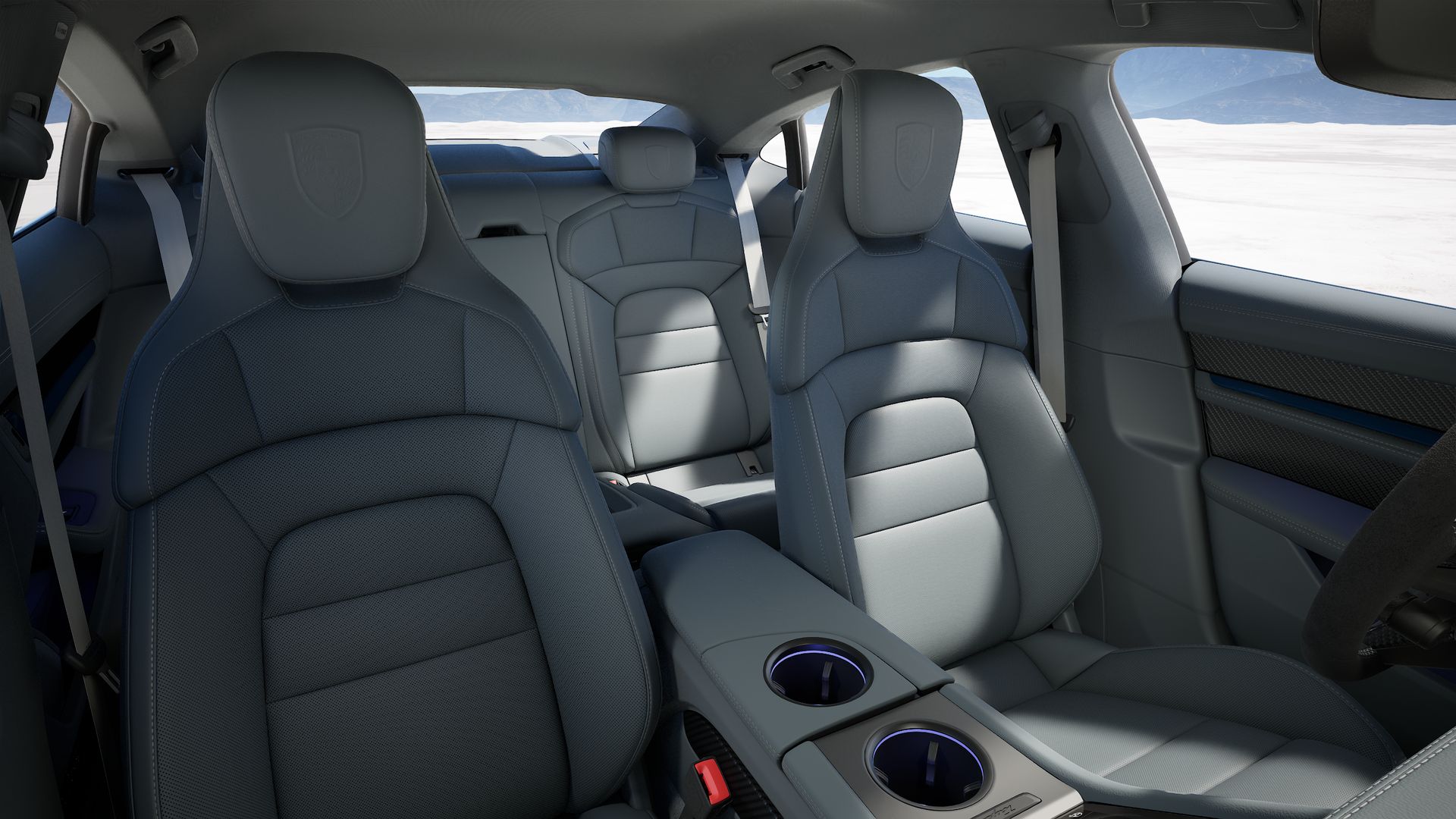 Taycan 4 vista interior