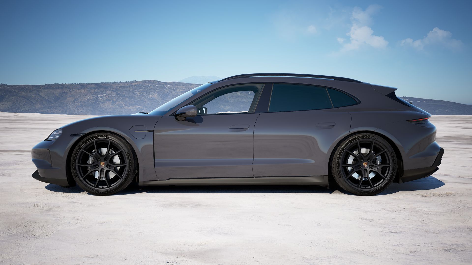 Taycan 4S Sport Turismo vista lateral