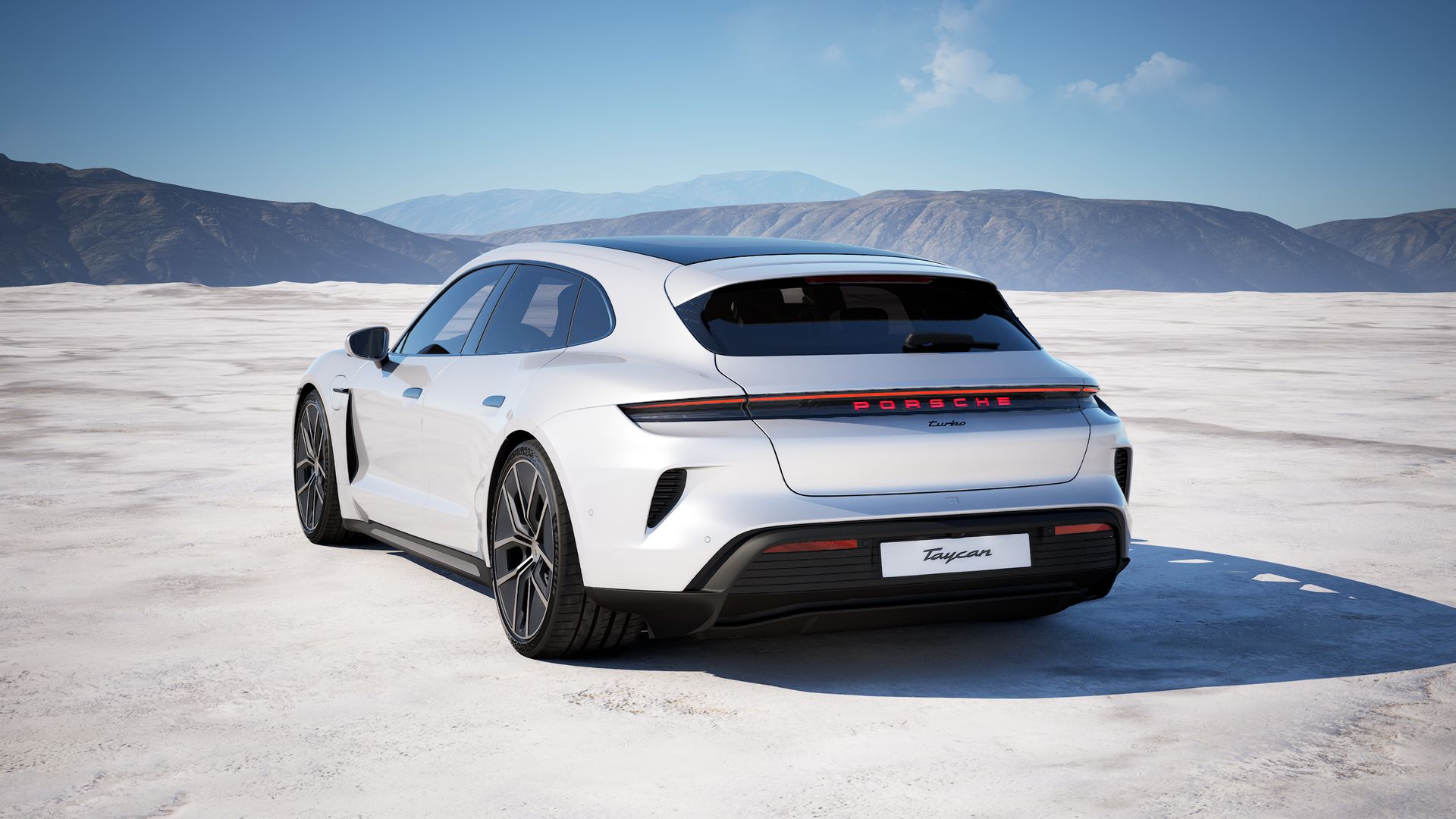Taycan Turbo Sport Turismo vista posterior