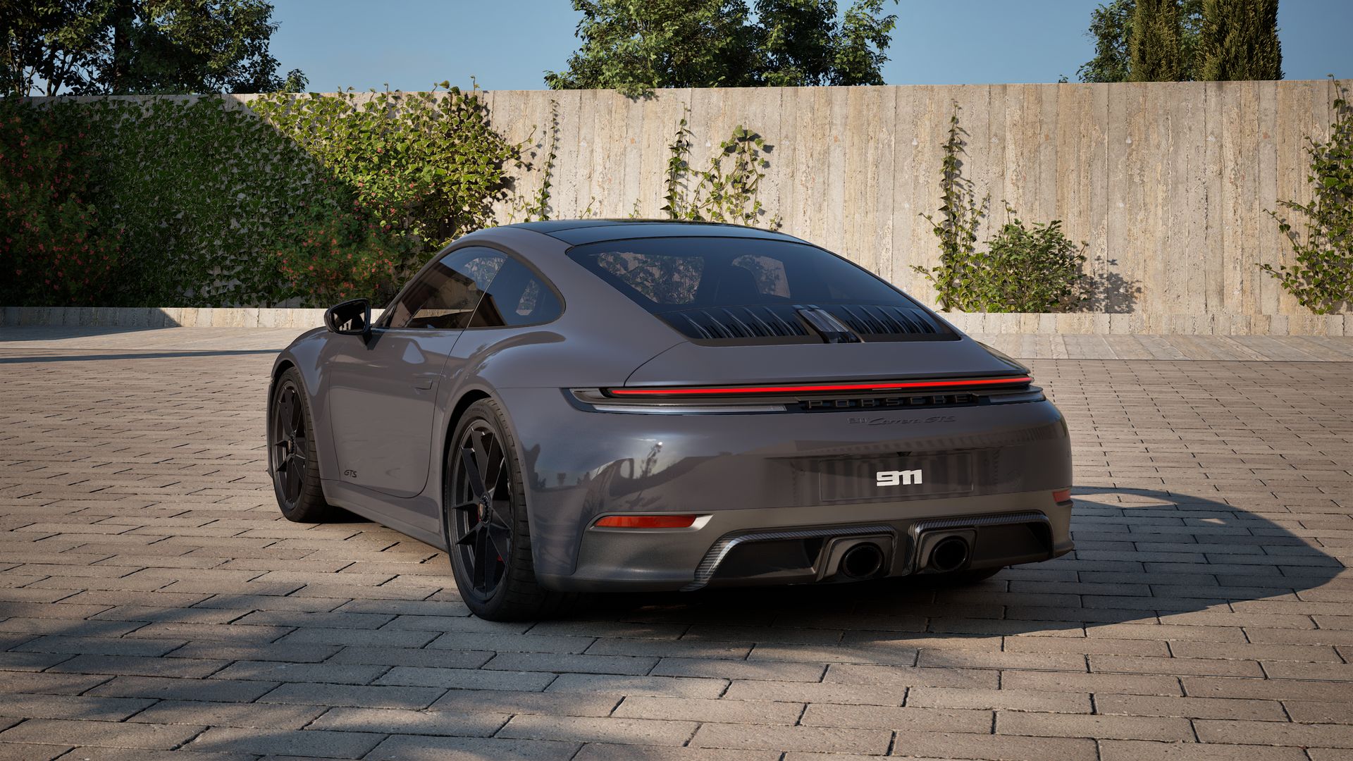911 Carrera GTS vue arrière