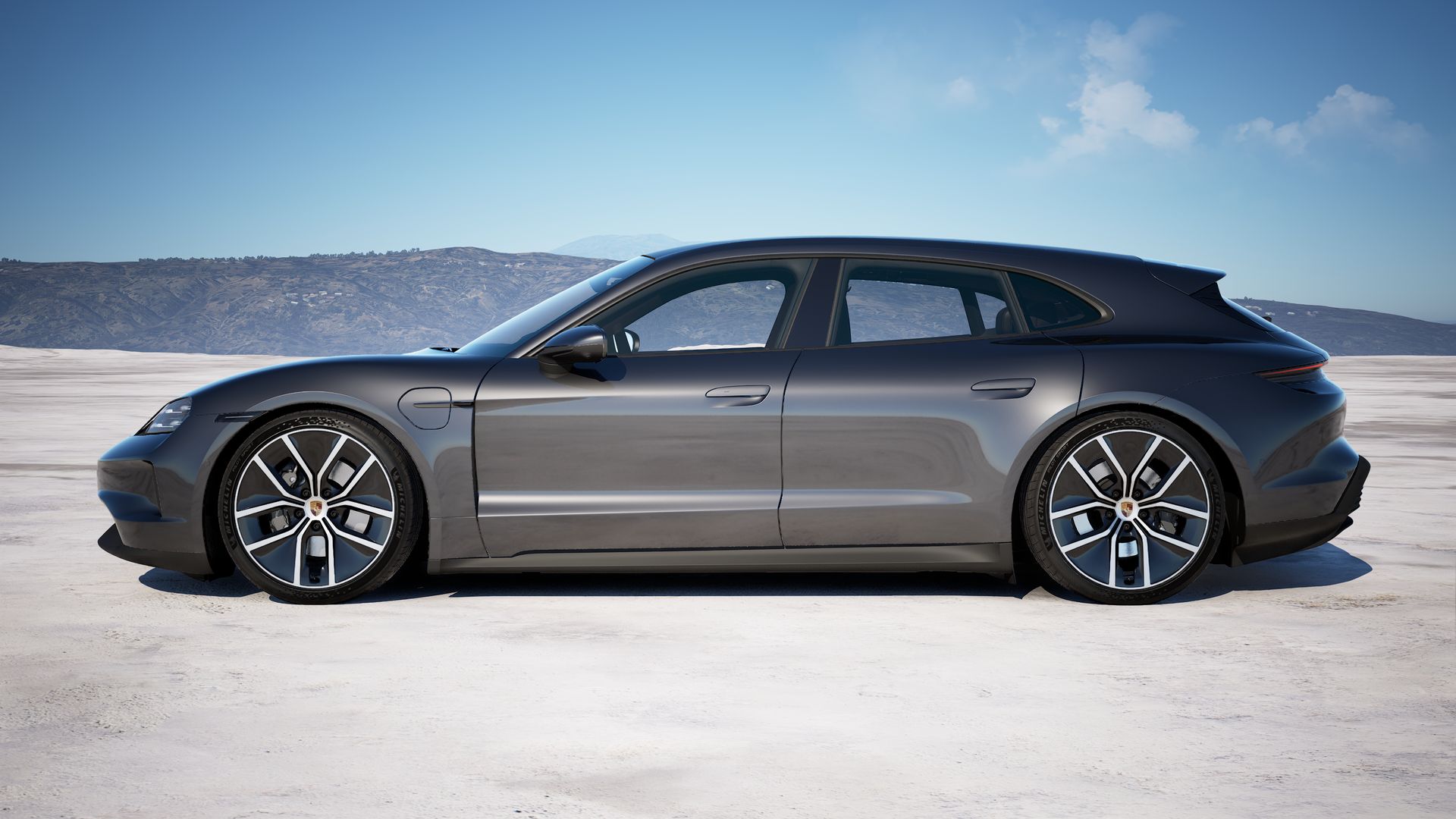 Taycan Sport Turismo vue latérale