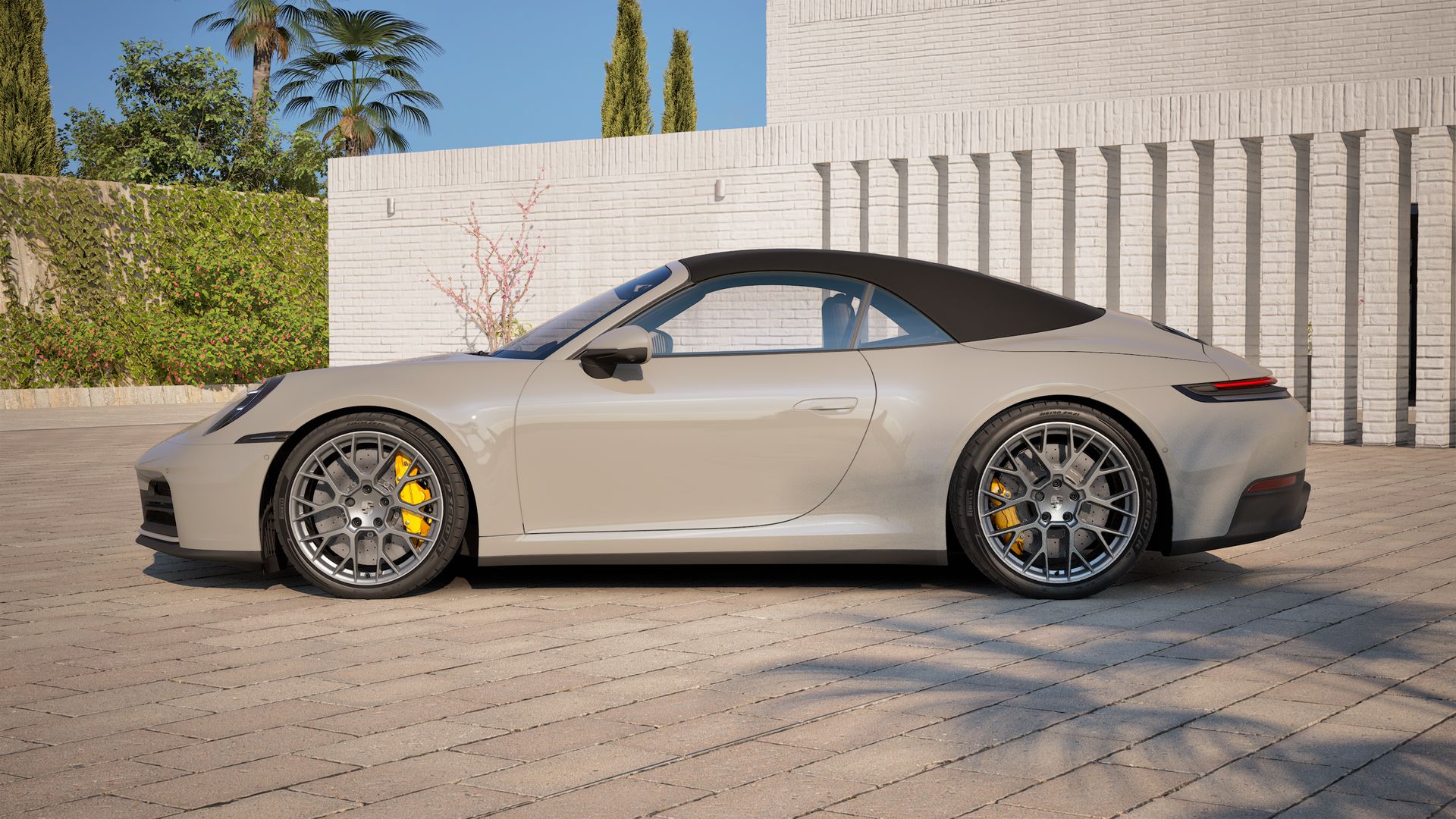 911 Carrera 4S Cabriolet side view