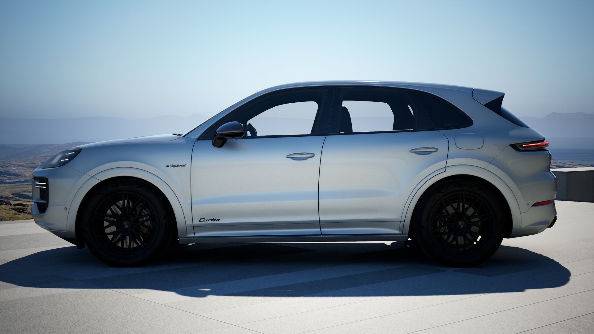 Cayenne Turbo E-Hybrid πλευρική όψη
