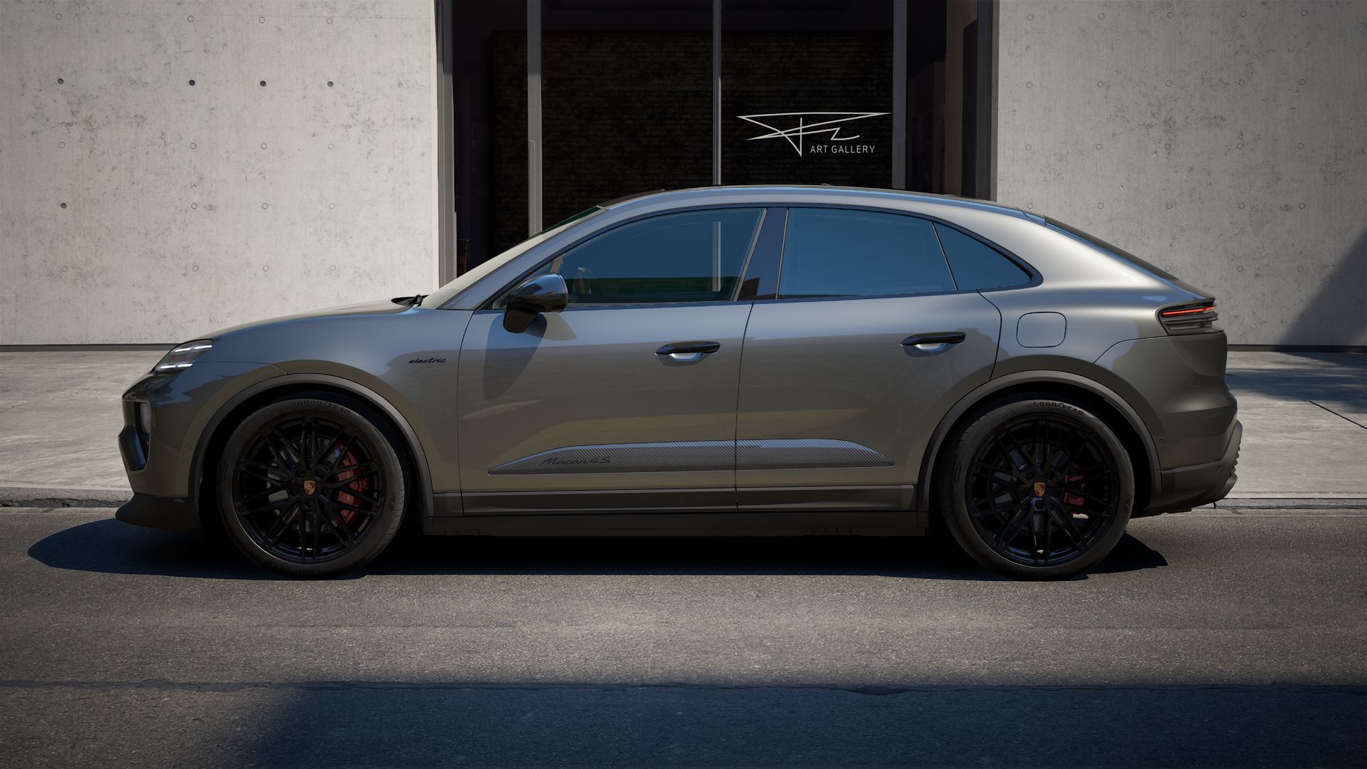 Macan 4S πλευρική όψη