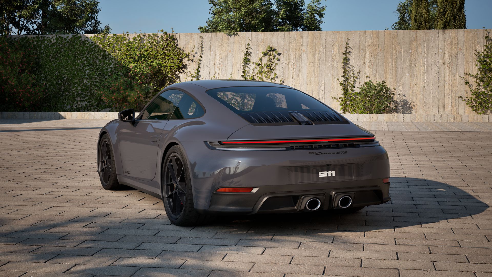 911 Carrera GTS vista posterior