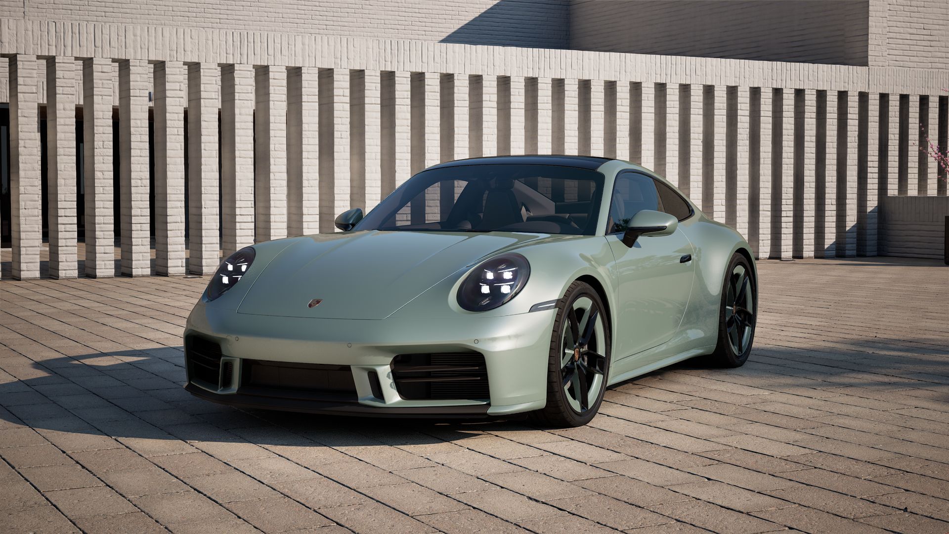 911 Carrera vista frontal