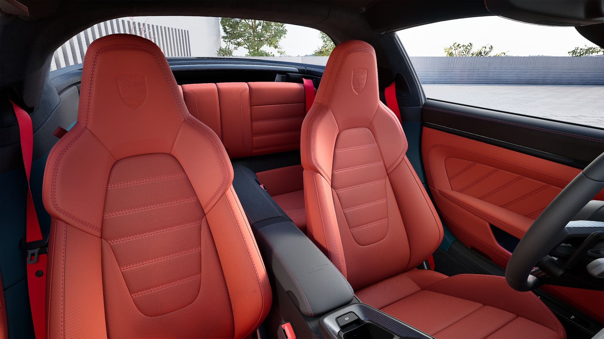 911 Targa 4S vista interior