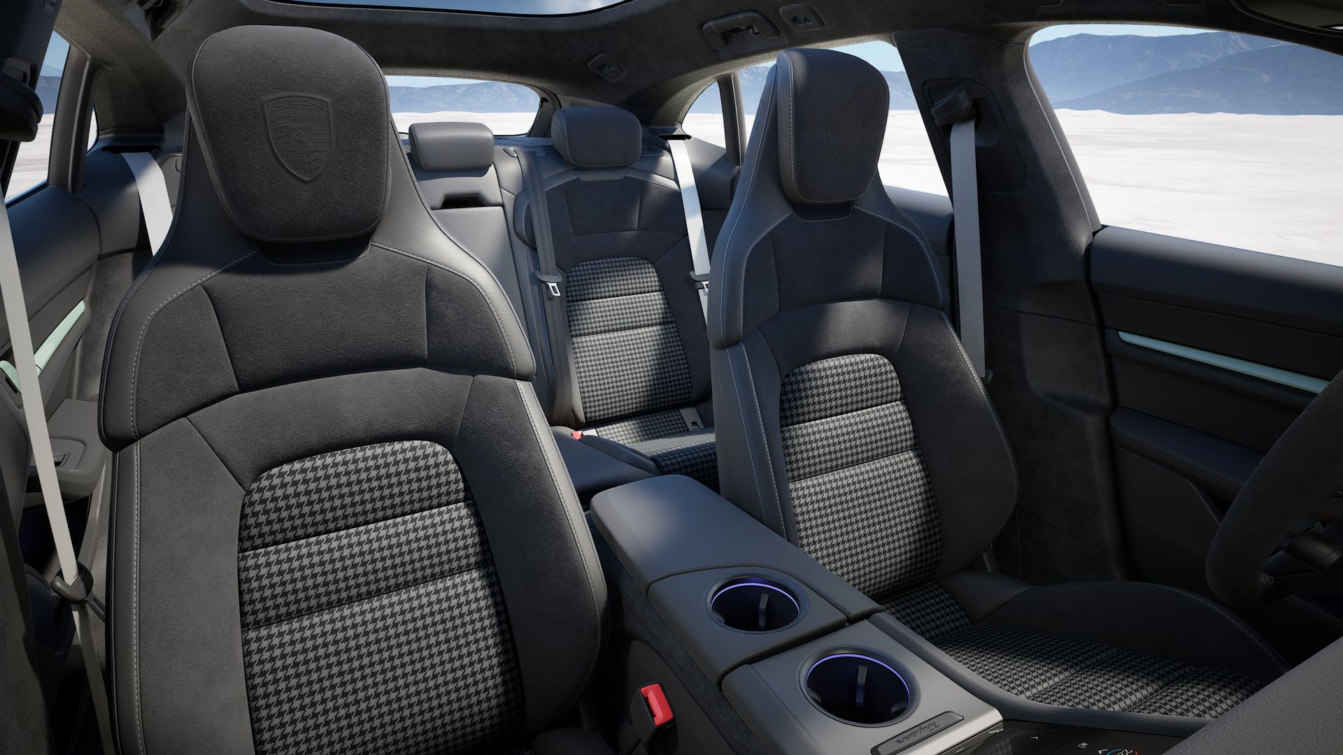 Taycan 4 Cross Turismo vista interior