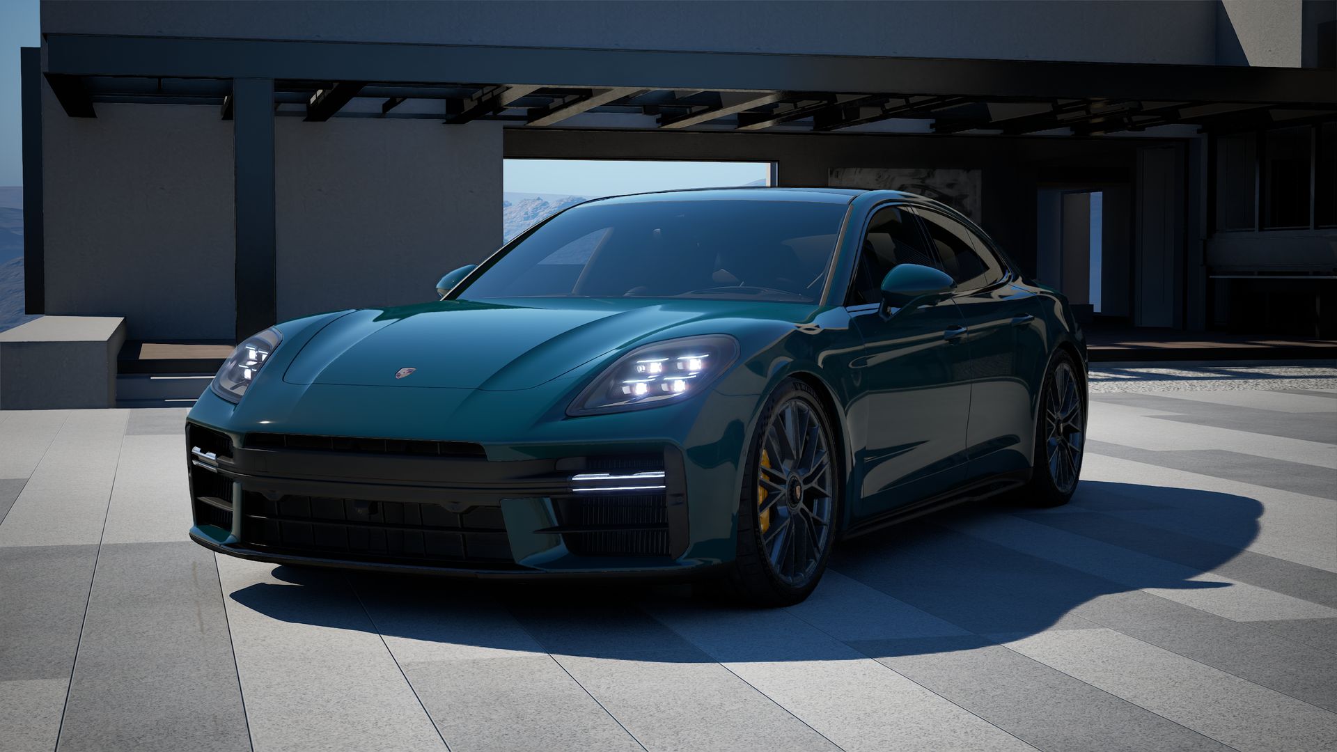 Panamera GTS vista frontal