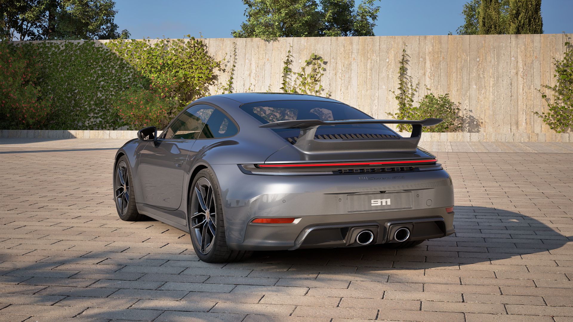 911 Carrera GTS back view