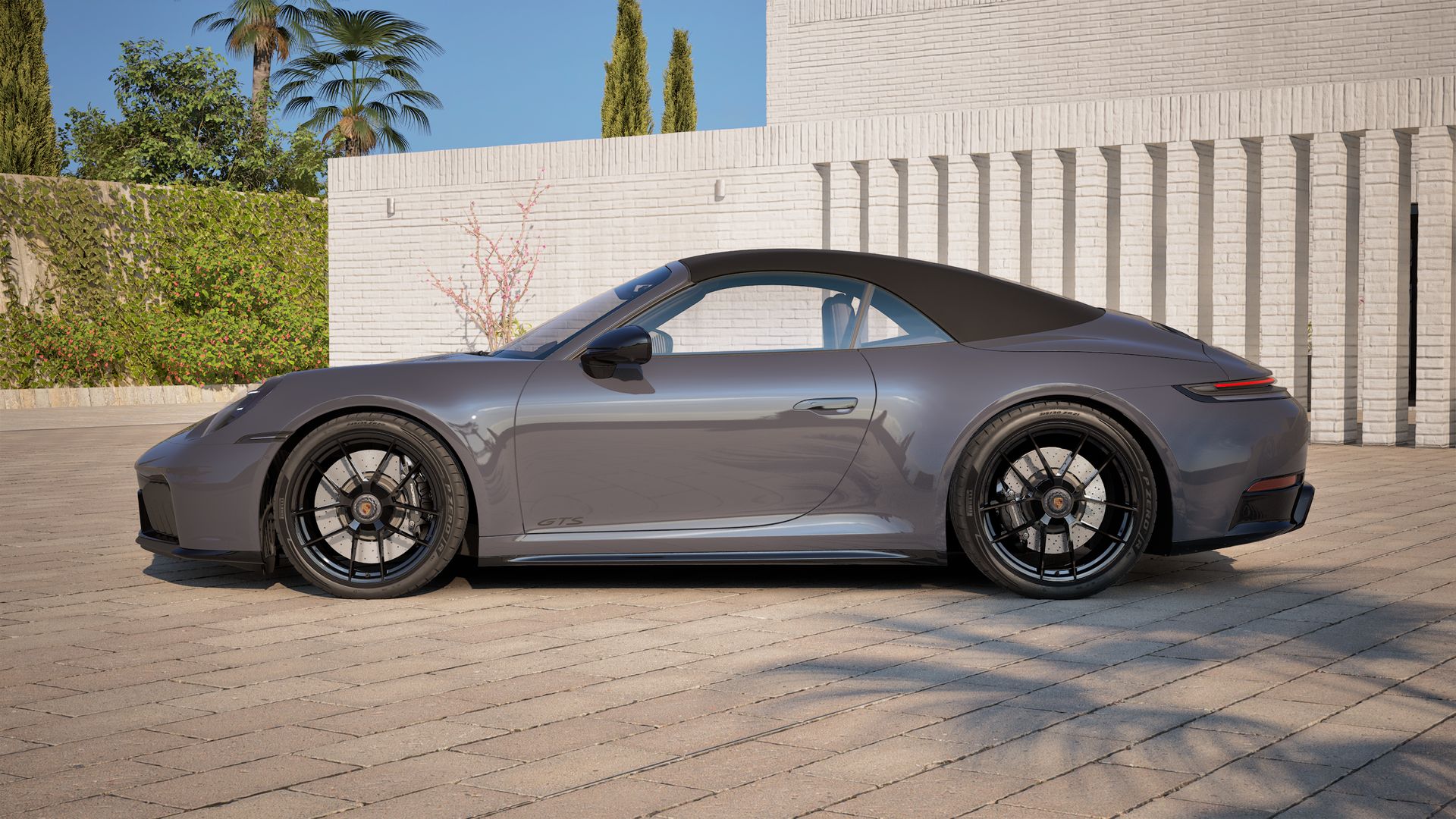911 Carrera 4 GTS Cabriolet side view