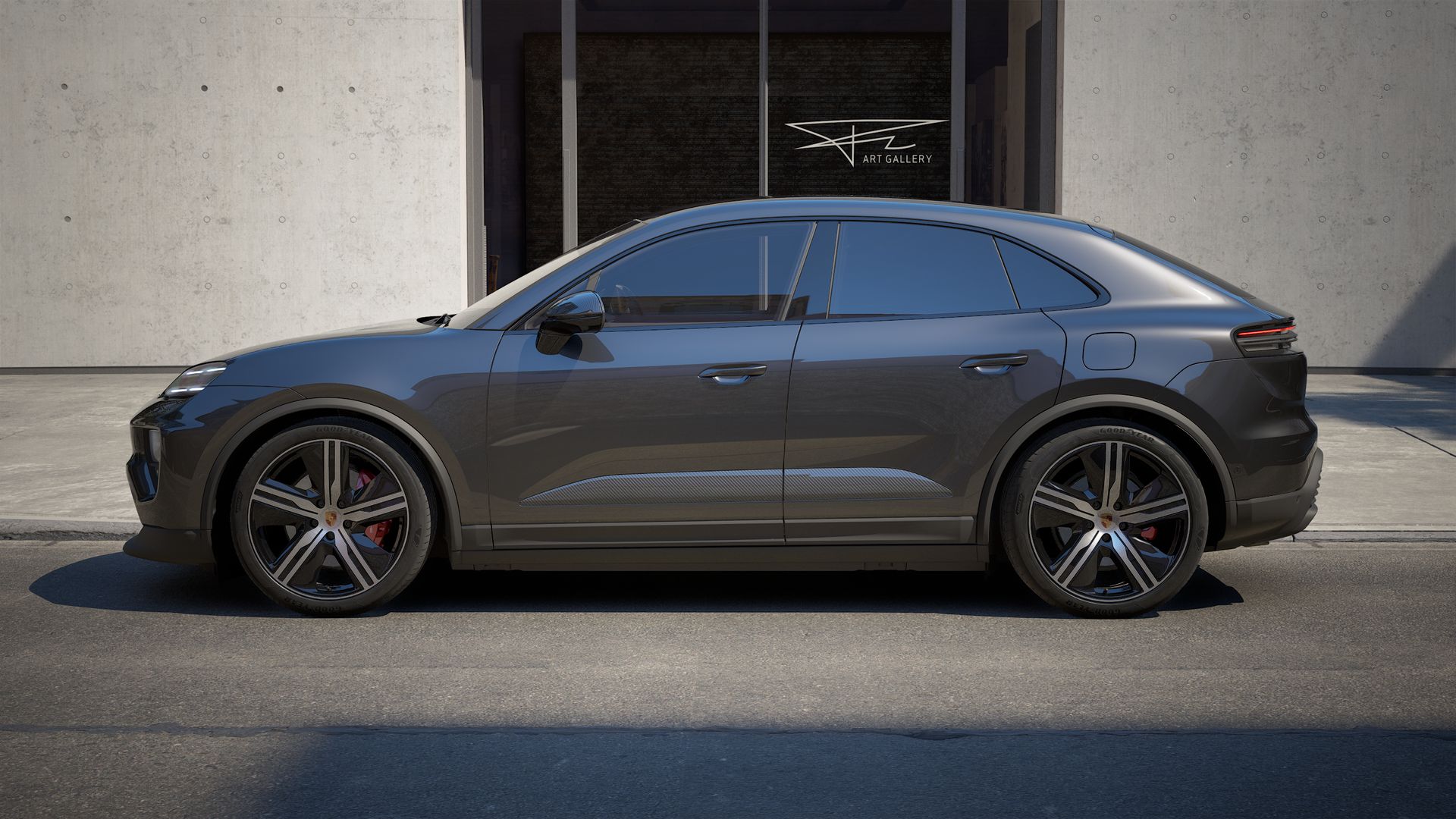 Macan 4S side view