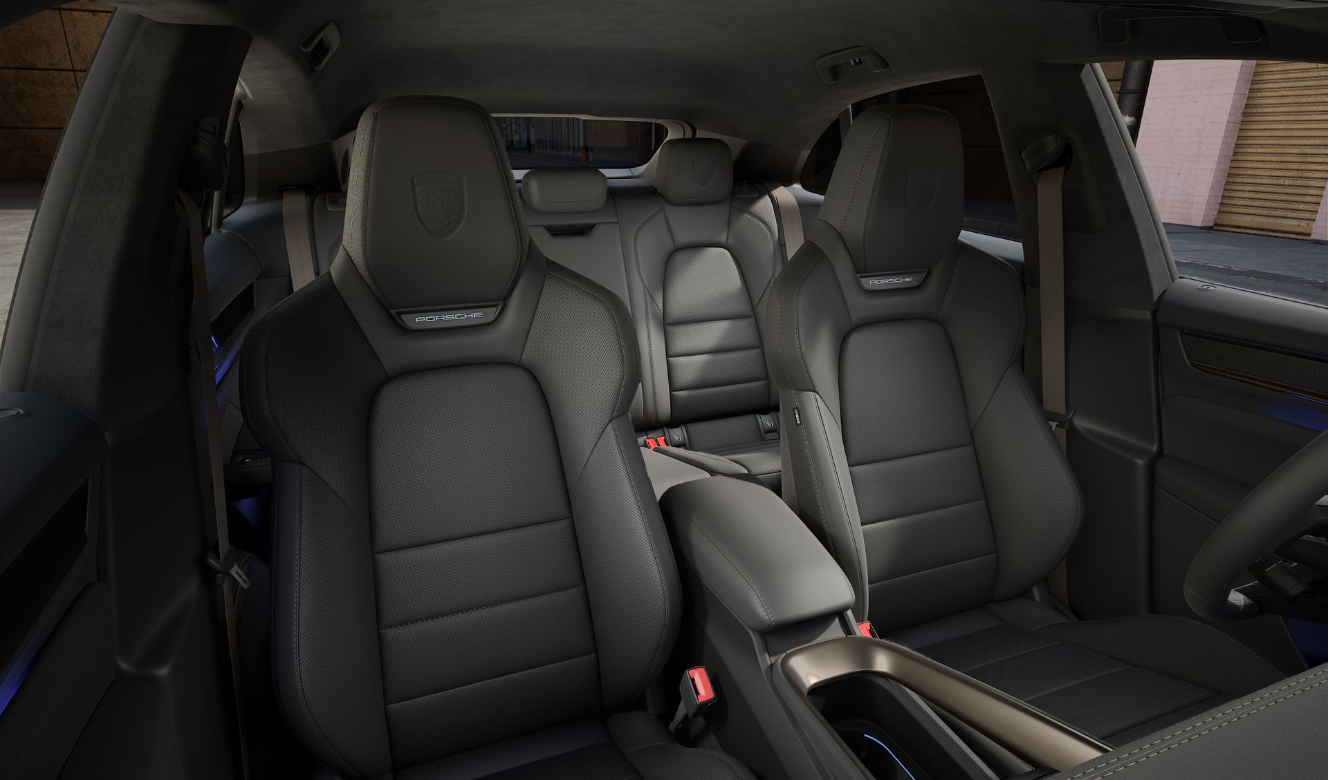 Macan Turbo interior view
