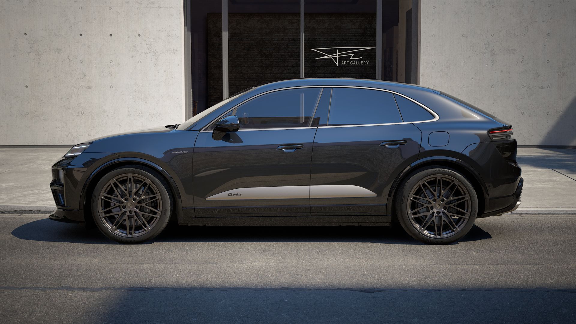 Macan Turbo side view