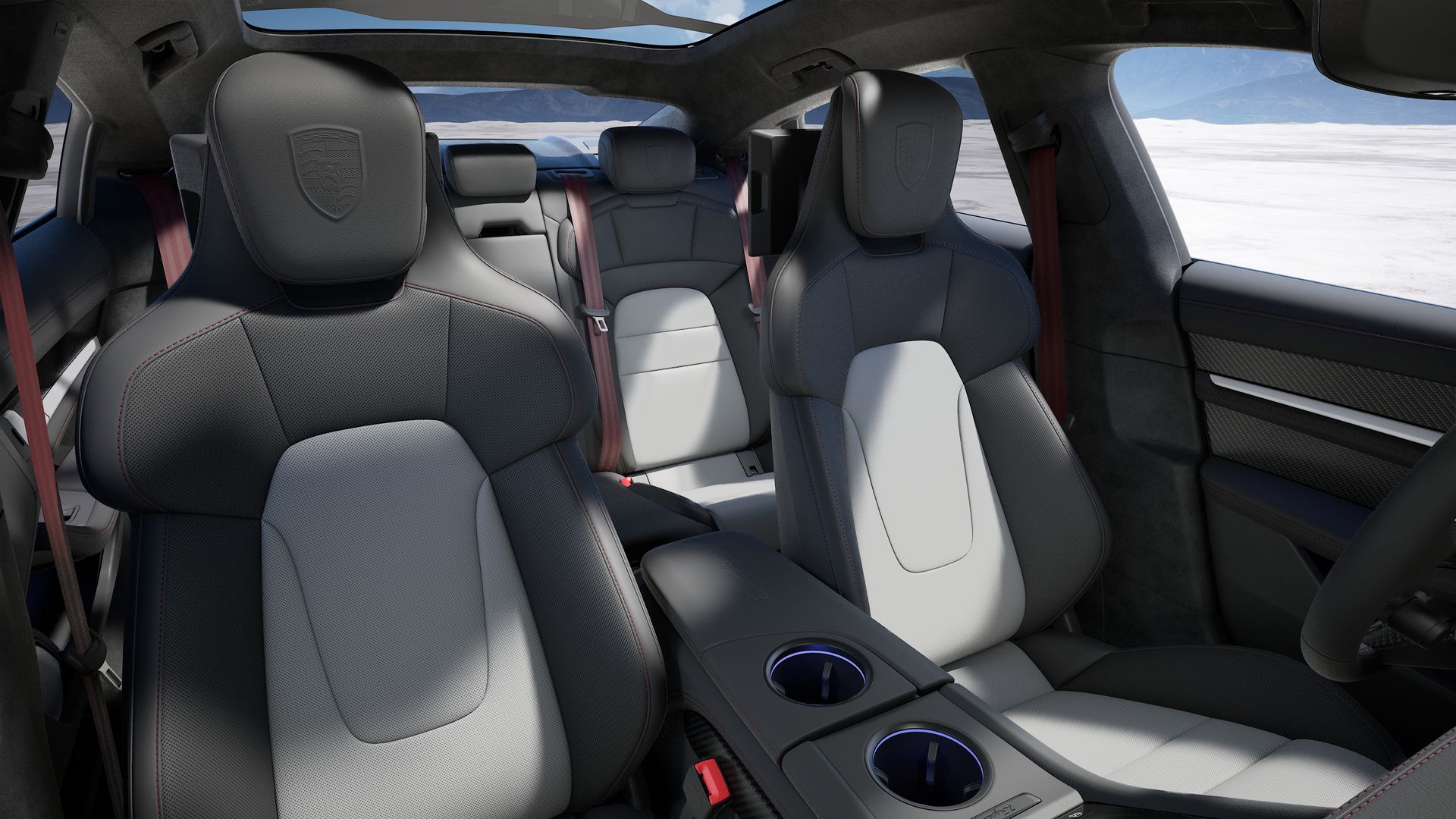 Taycan Turbo interior view