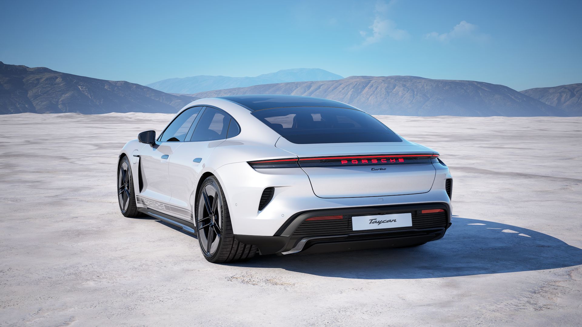 Taycan Turbo back view