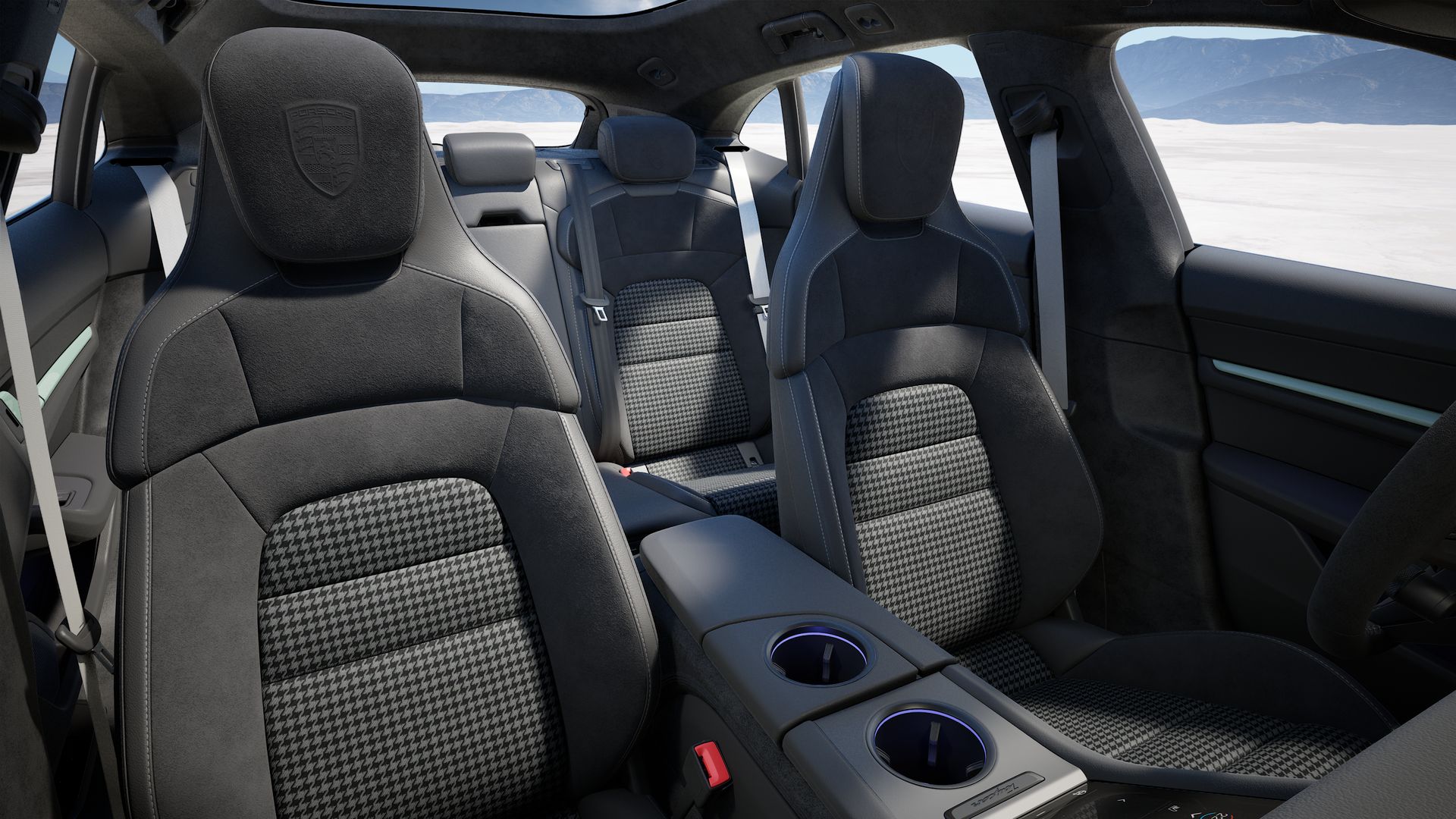 Taycan 4 Cross Turismo interior view