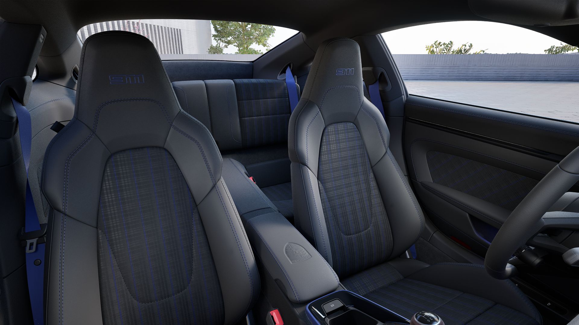 911 Carrera T interior view