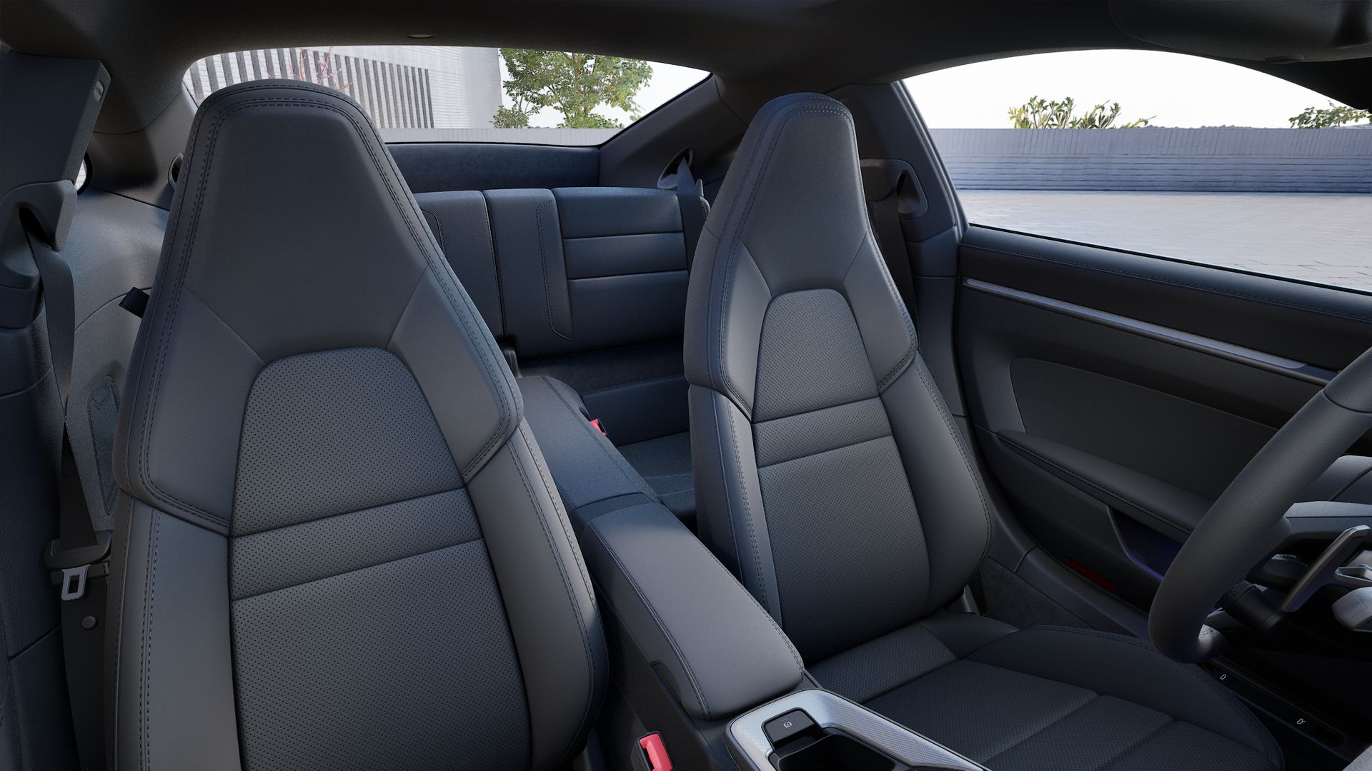 911 Carrera interior view