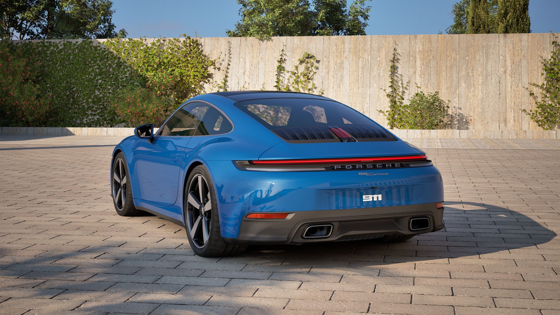 911 Carrera back view