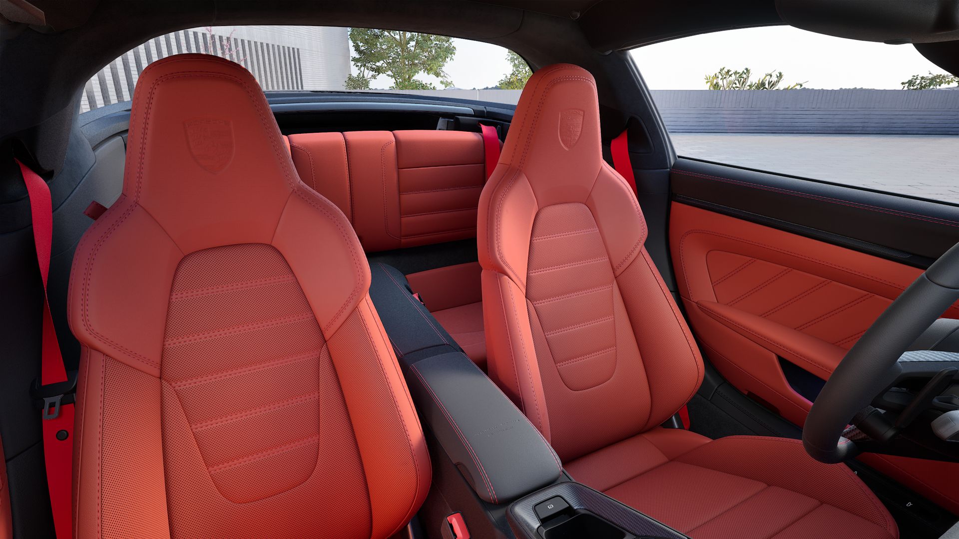 911 Targa 4S interior view