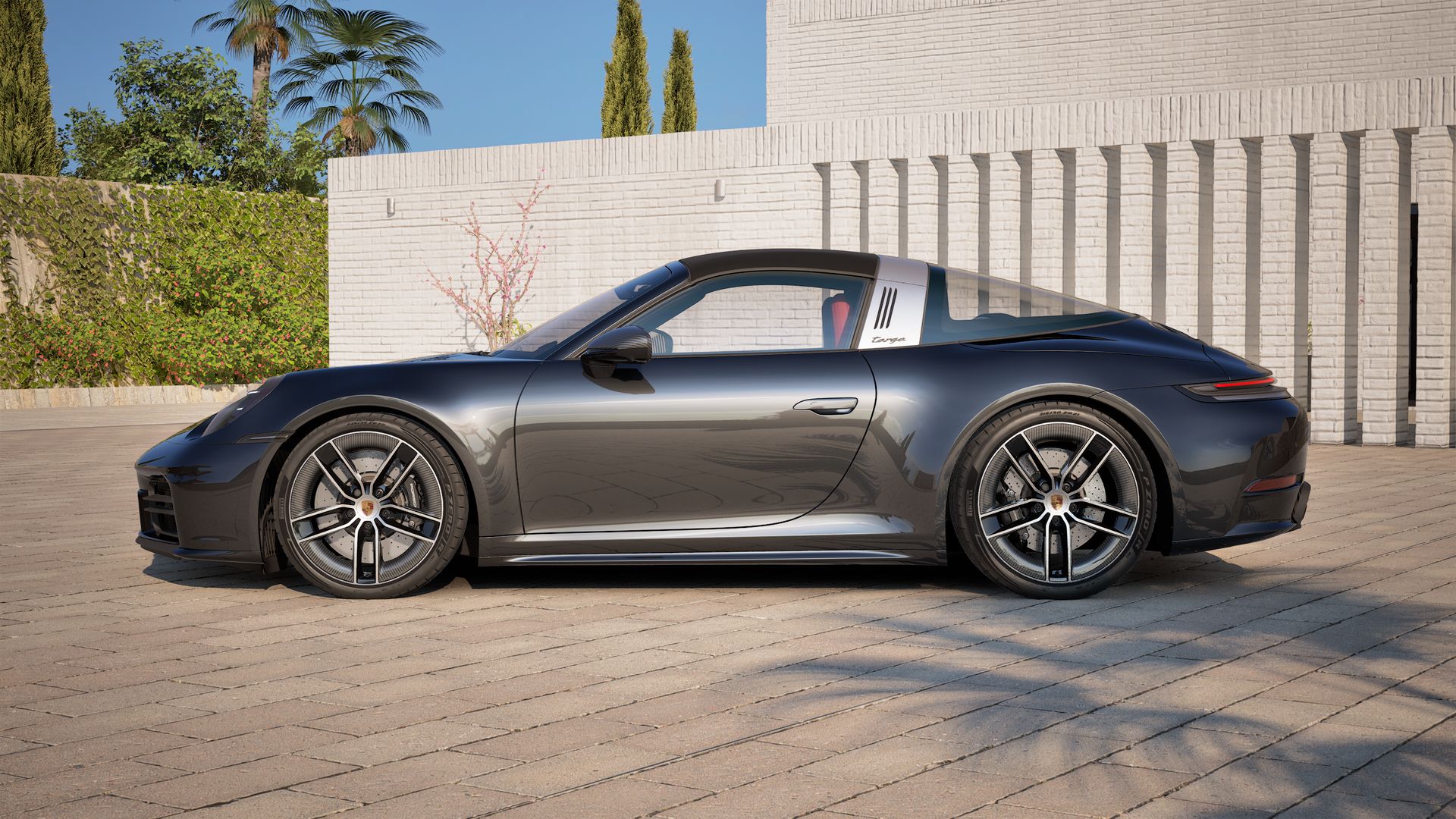 911 Targa 4S side view