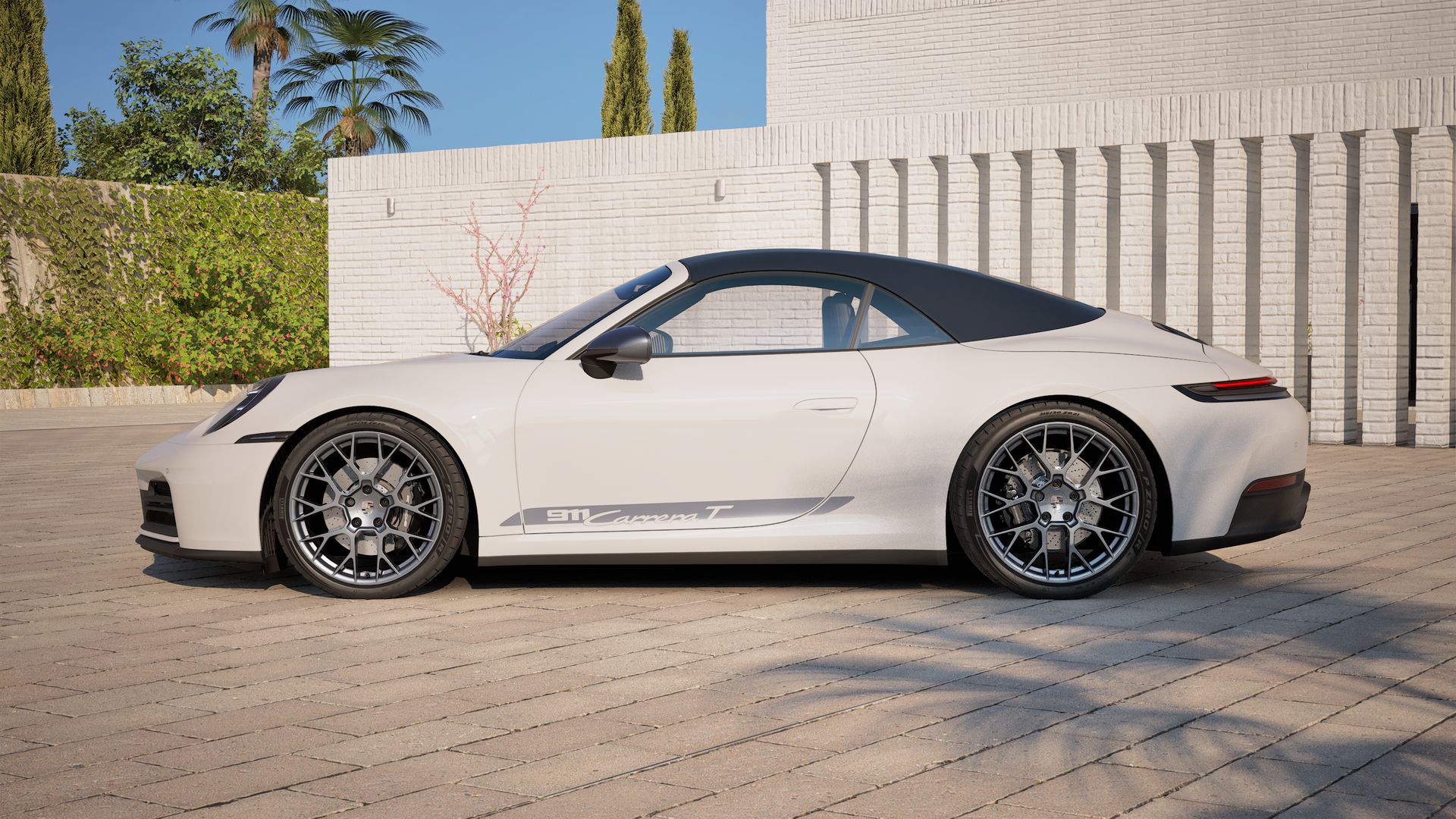 911 Carrera T Cabriolet side view