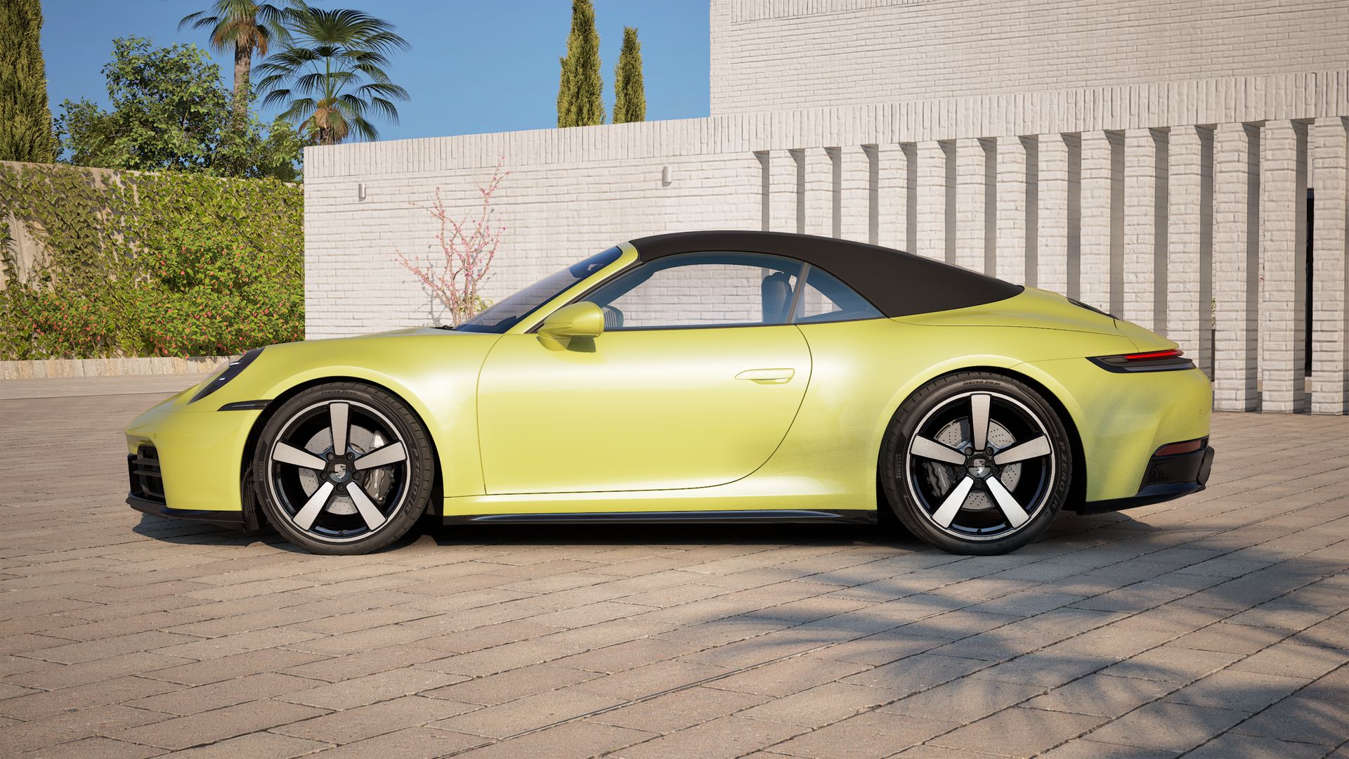 911 Carrera Cabriolet side view