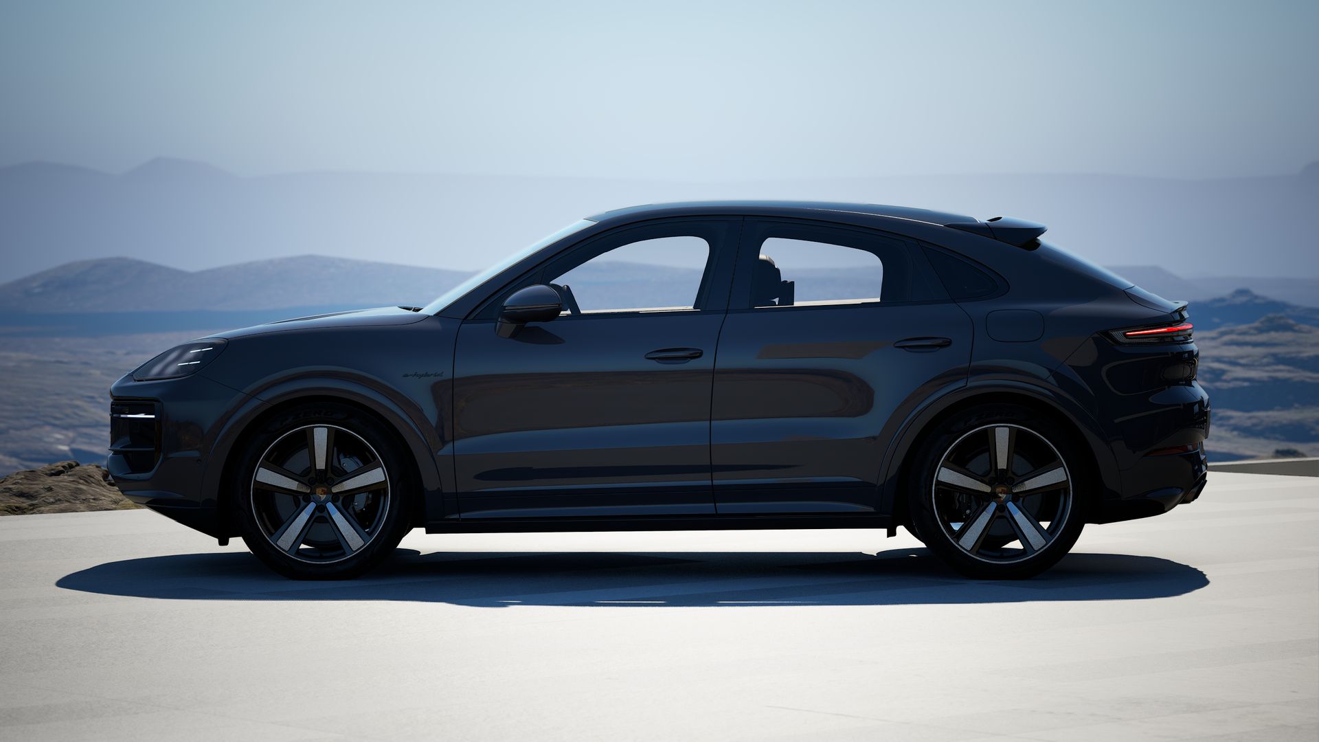 Cayenne S E-Hybrid Coupé side view