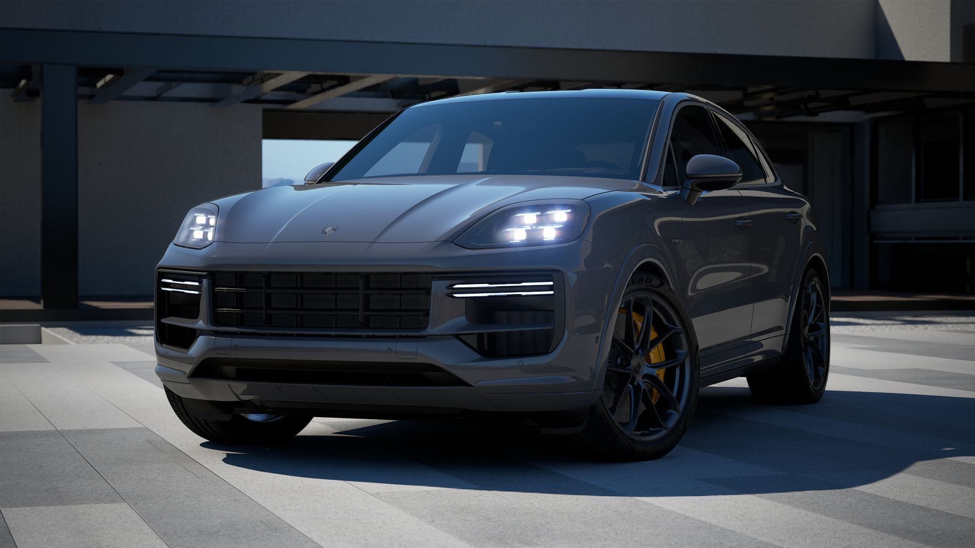 Cayenne Turbo E-Hybrid Coupé front view