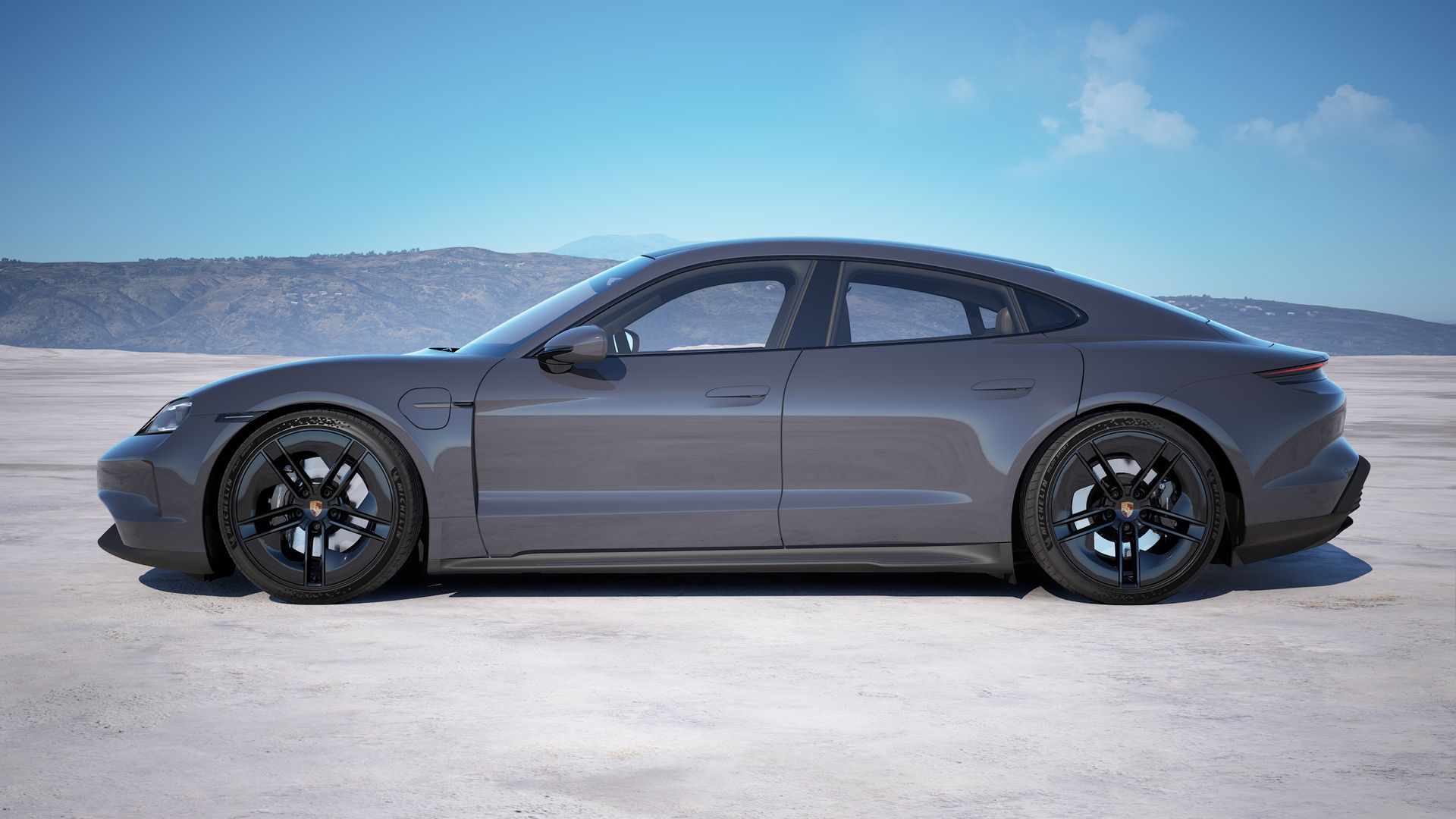 Taycan side view