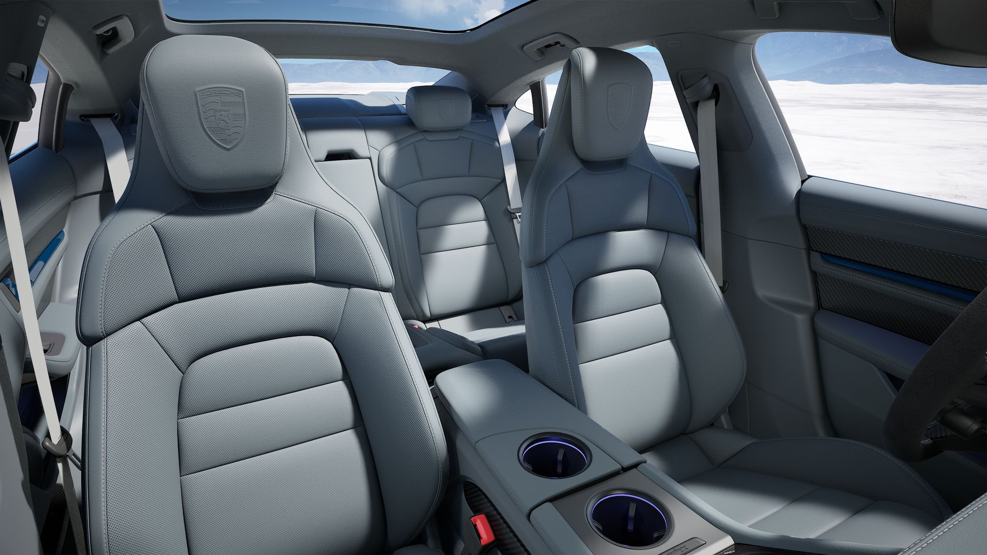 Taycan 4 interior view
