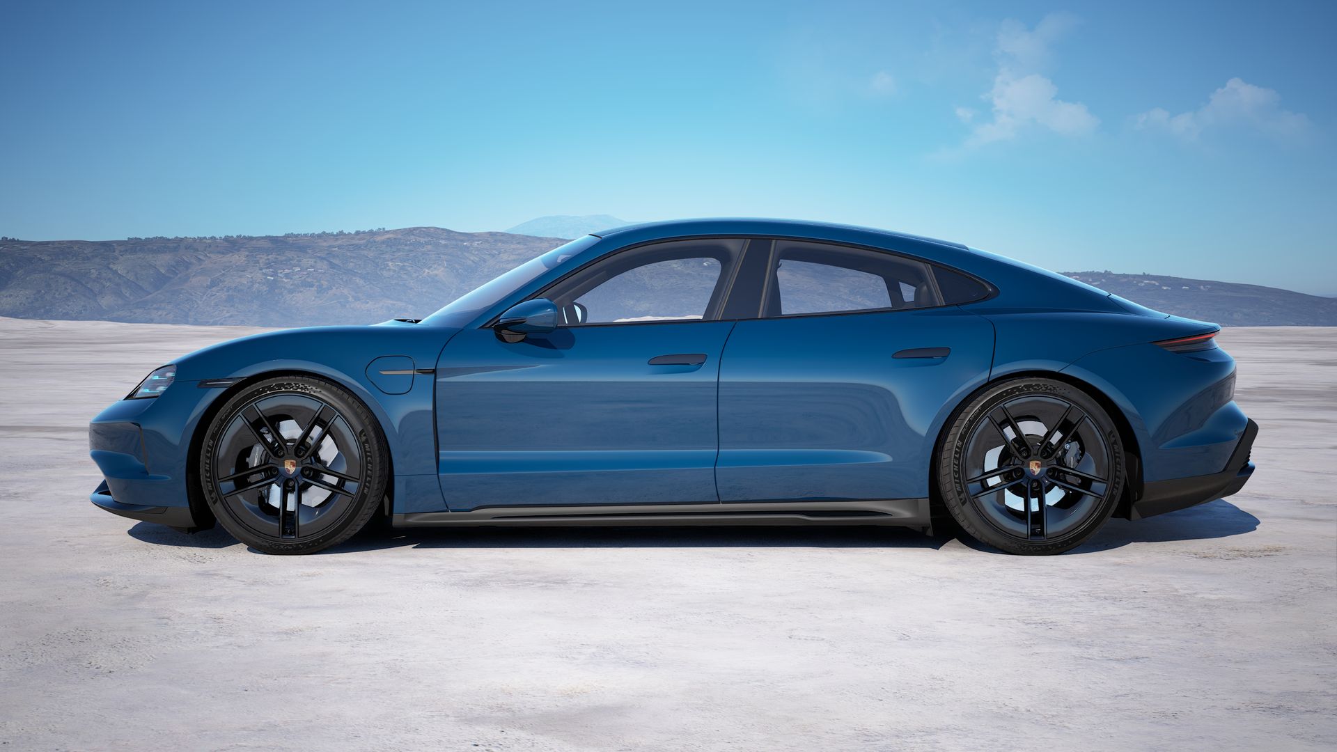 Taycan 4S side view
