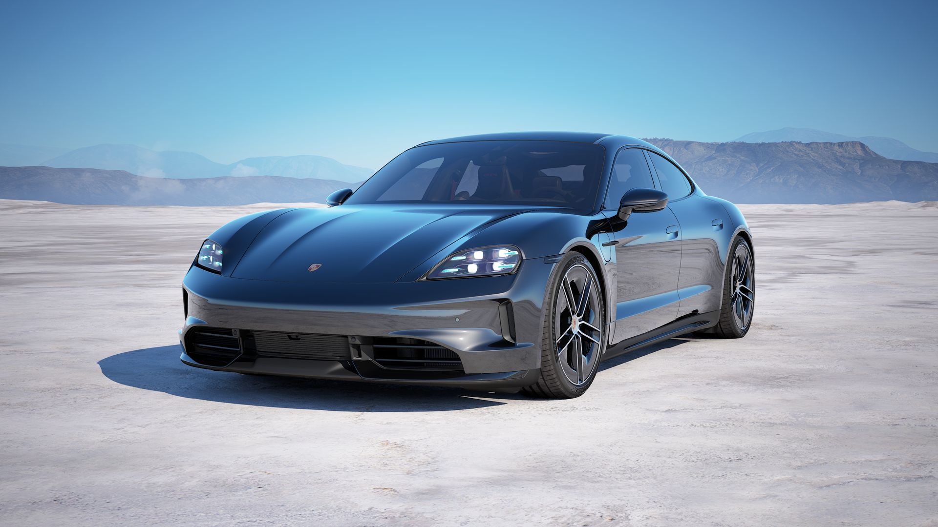 Taycan GTS front view