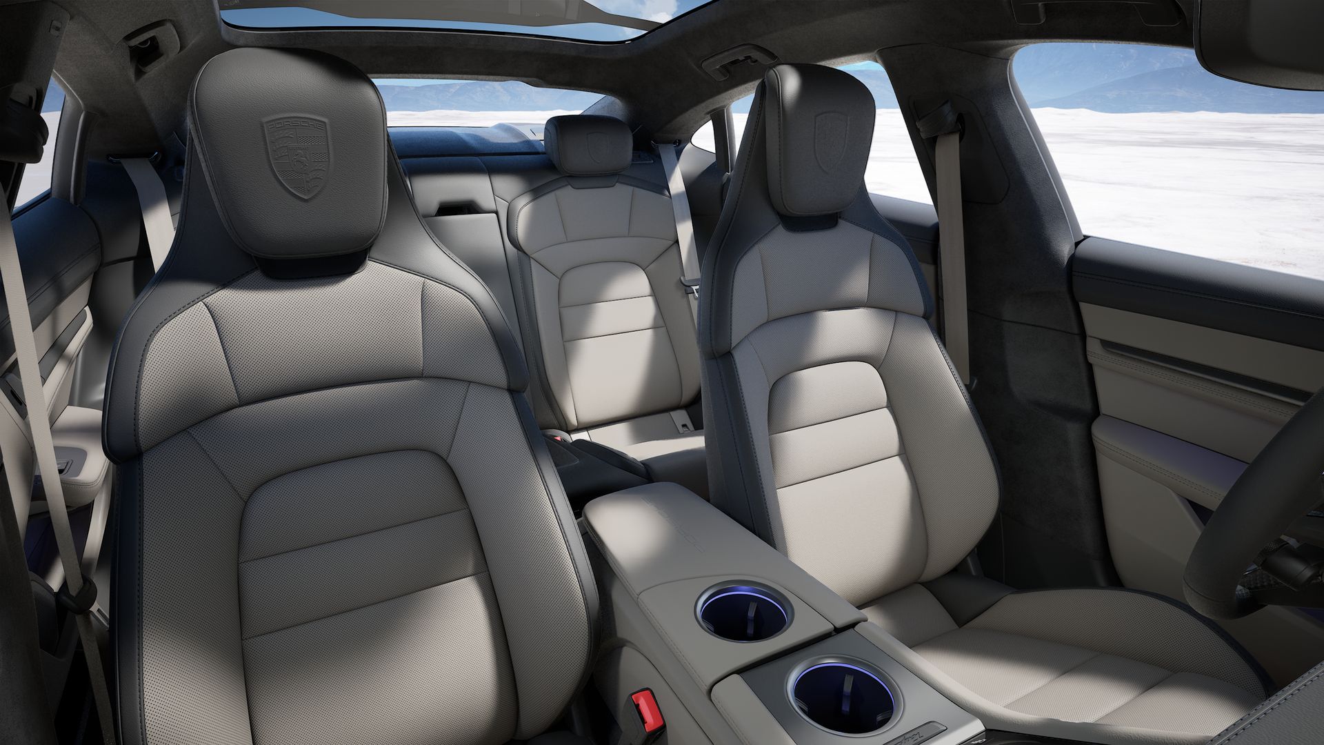 Taycan Turbo interior view