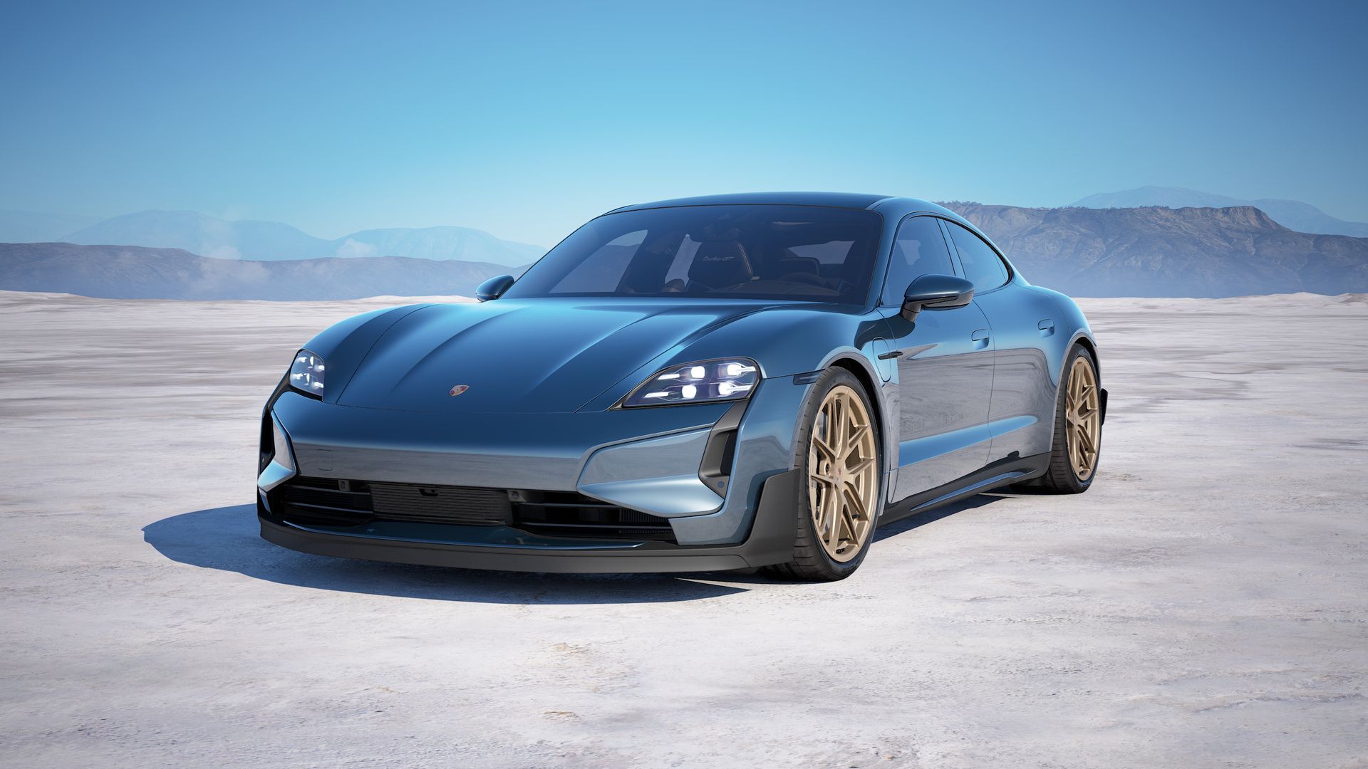 Taycan Turbo GT front view