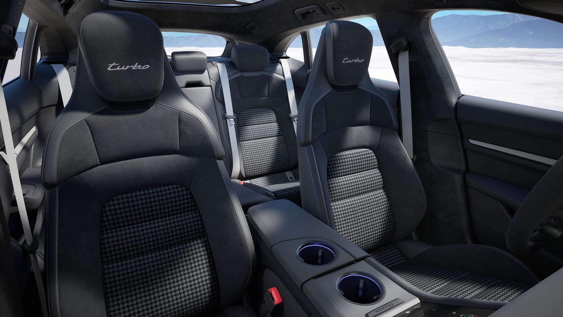 Taycan Turbo Cross Turismo interior view