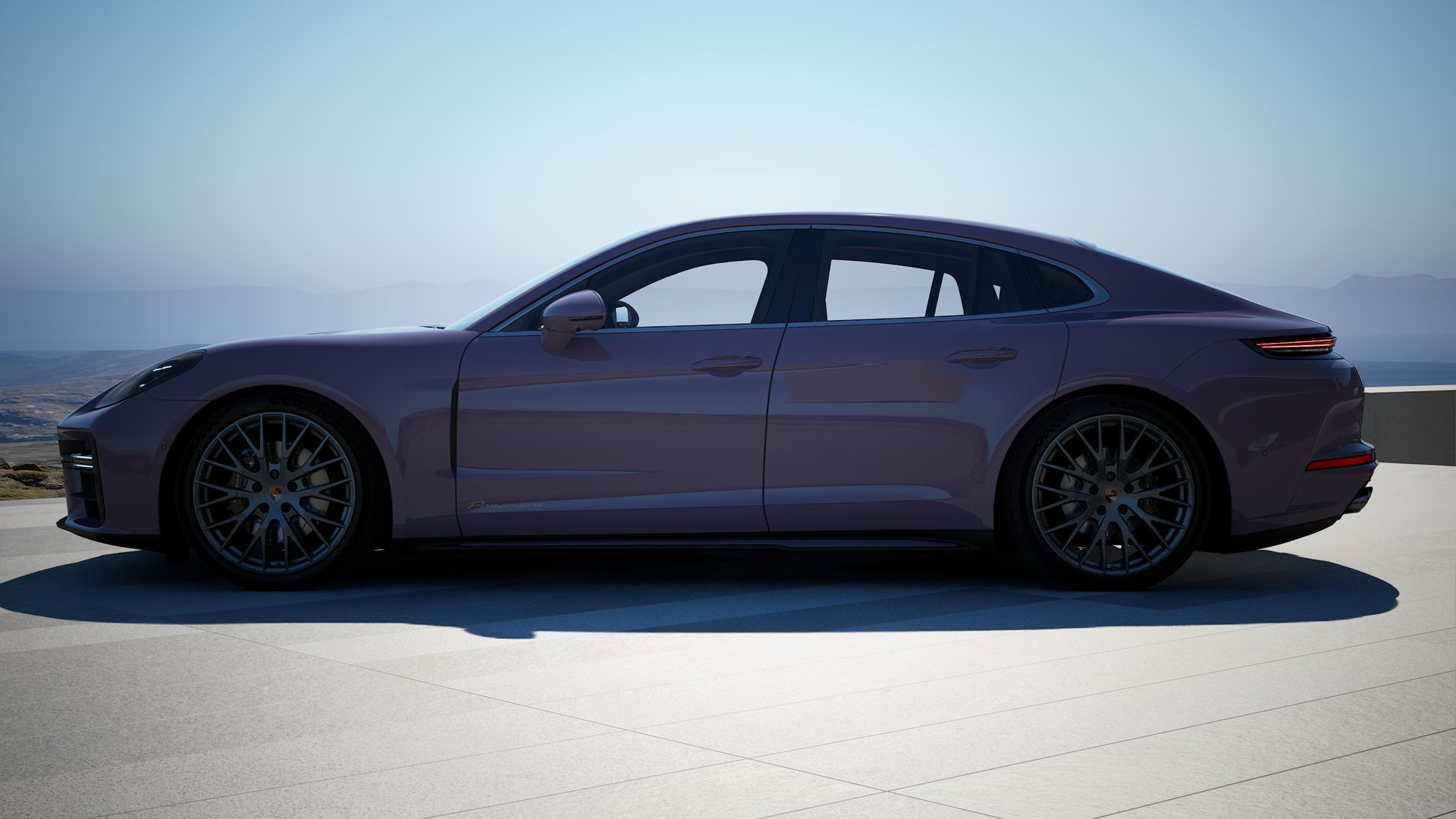 Panamera side view