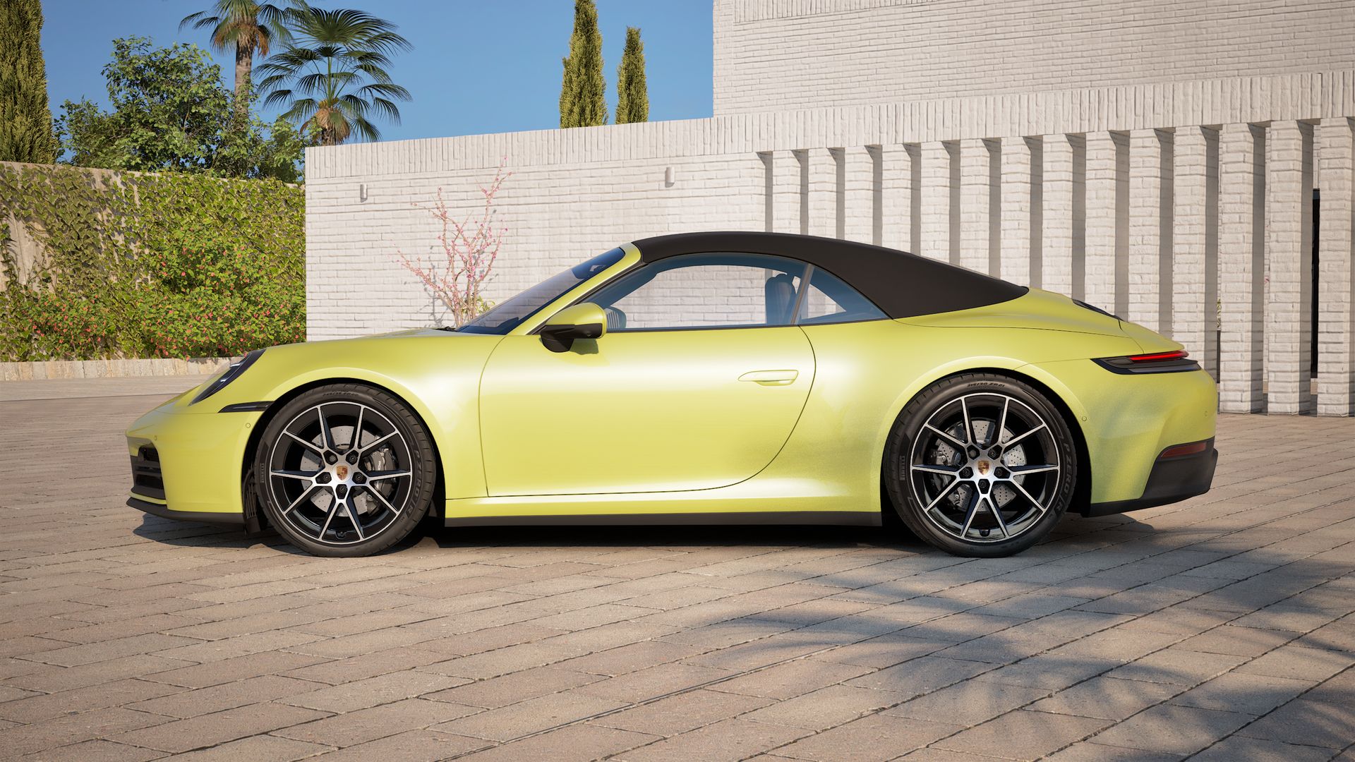 911 Carrera Cabriolet 側面図