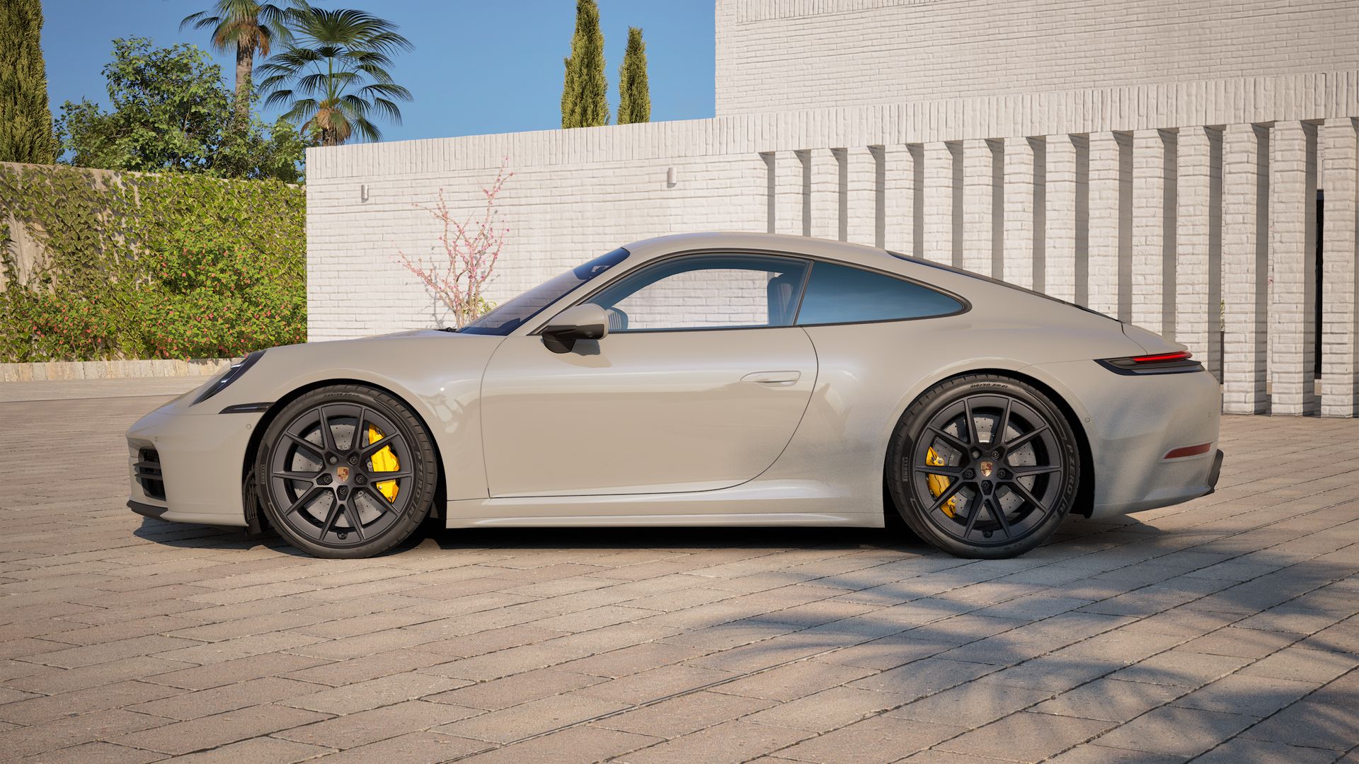 911 Carrera 4S 側面図