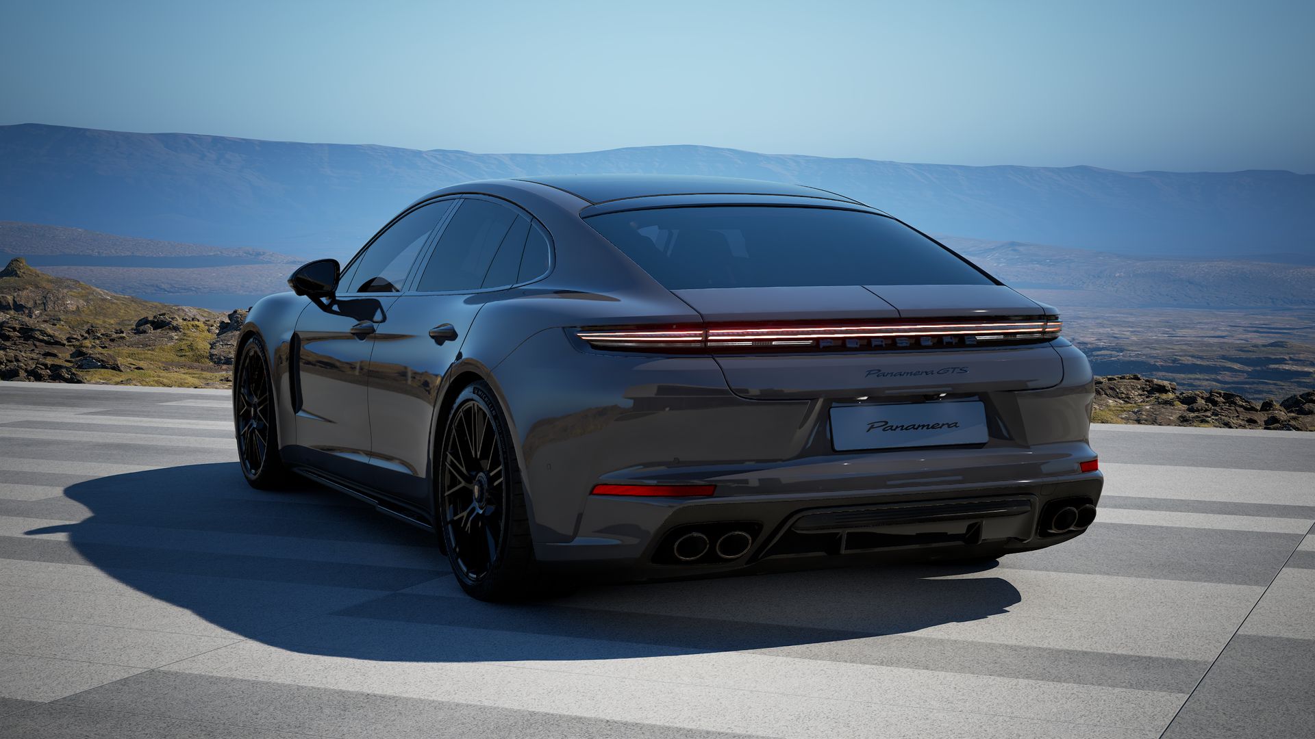 Panamera GTS 背面図
