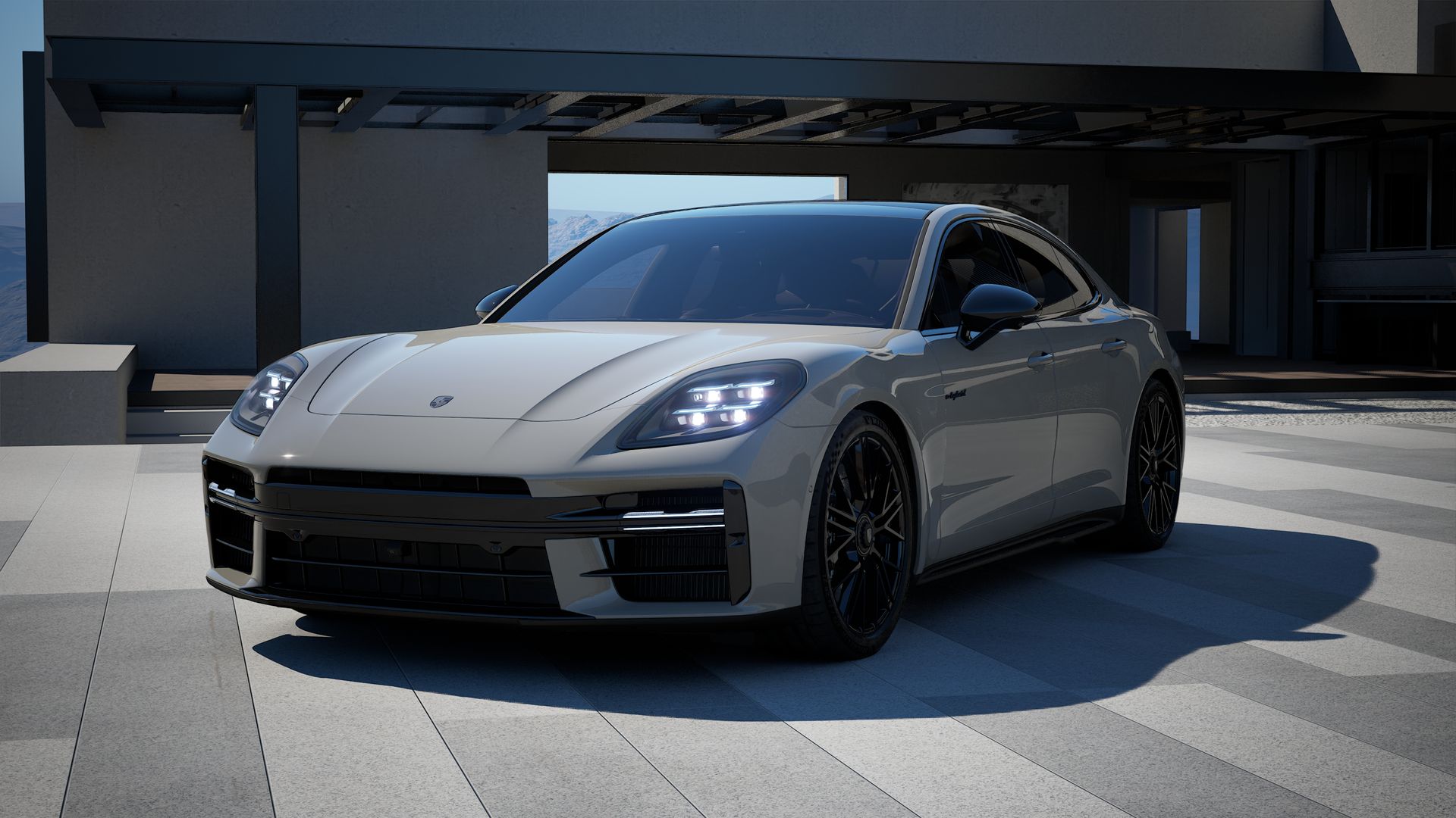 Panamera Turbo E-Hybrid 前面図