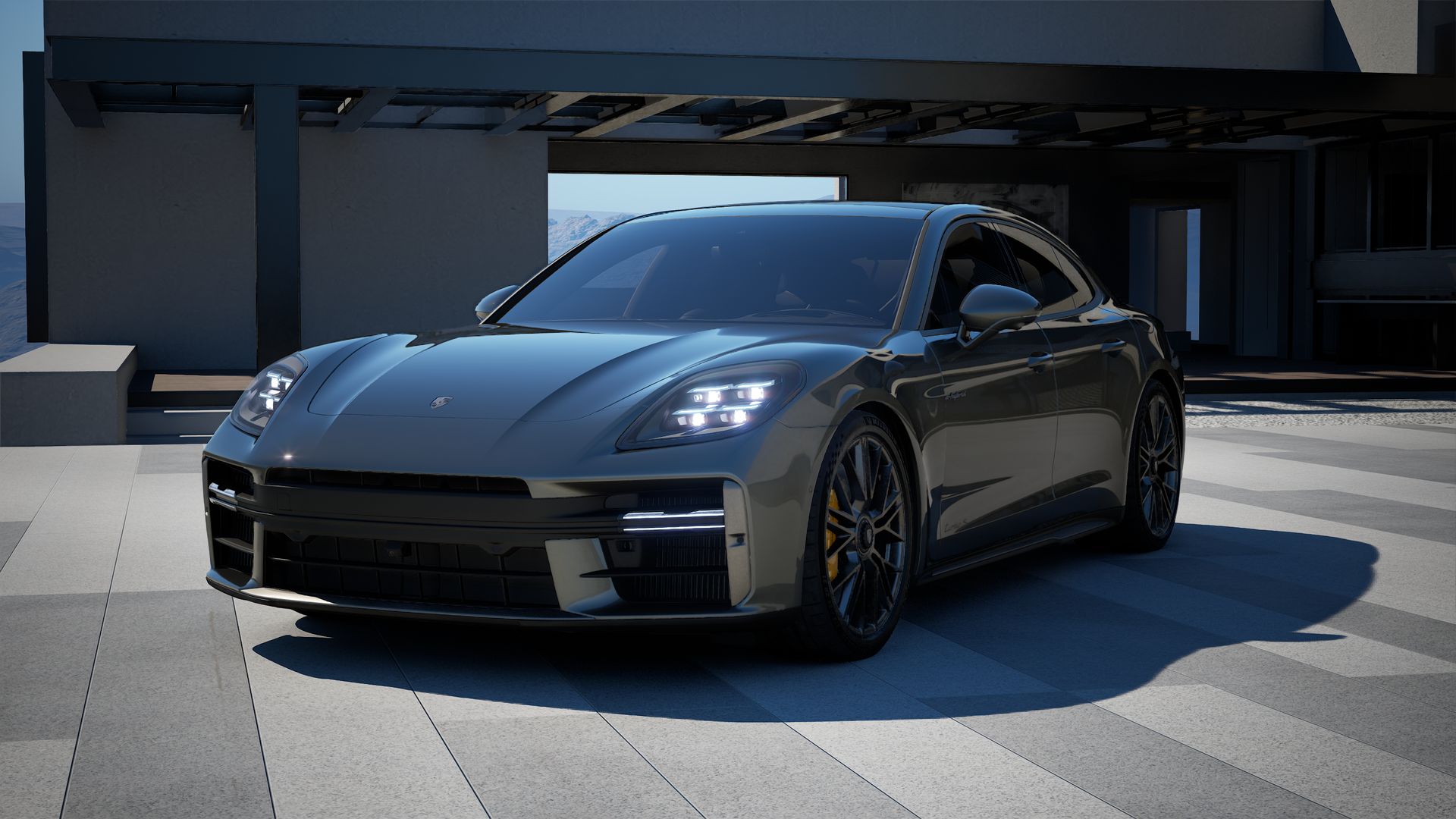 Panamera Turbo S E-Hybrid 前面図