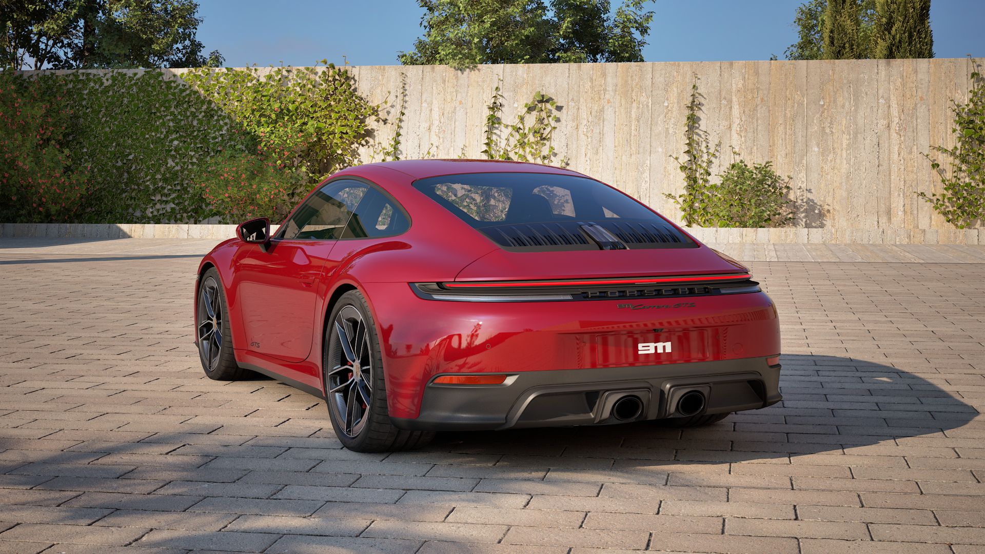 911 Carrera GTS 후면 뷰
