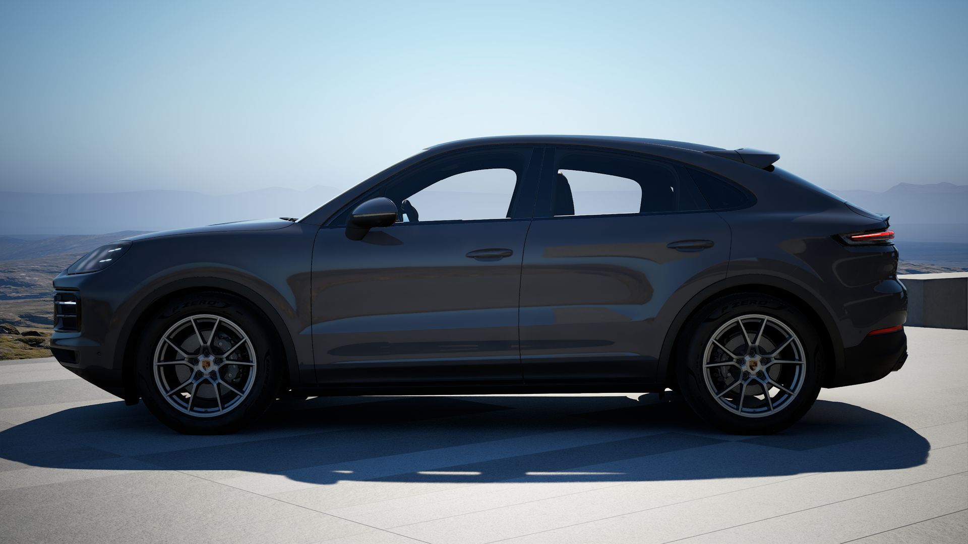 Cayenne Coupé 측면 뷰