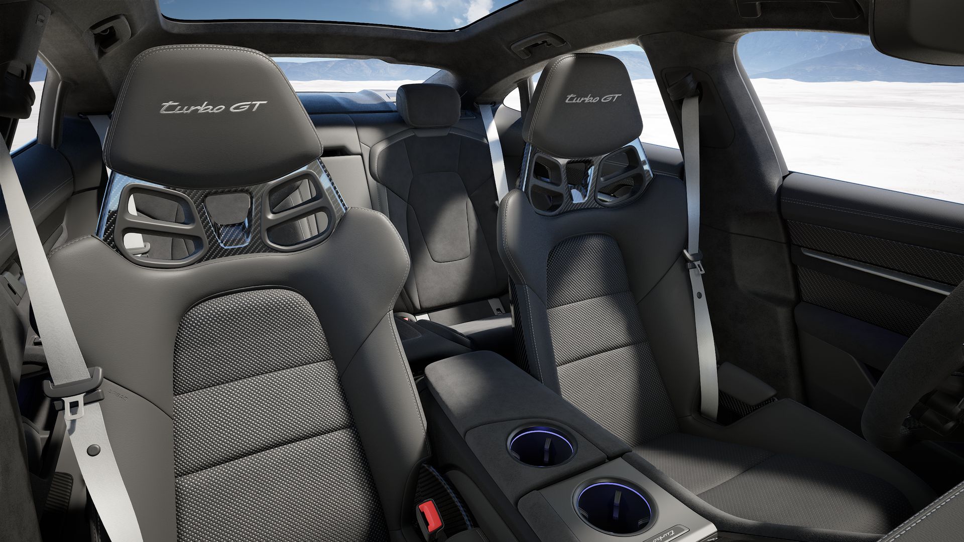 Taycan Turbo GT 인테리어 뷰