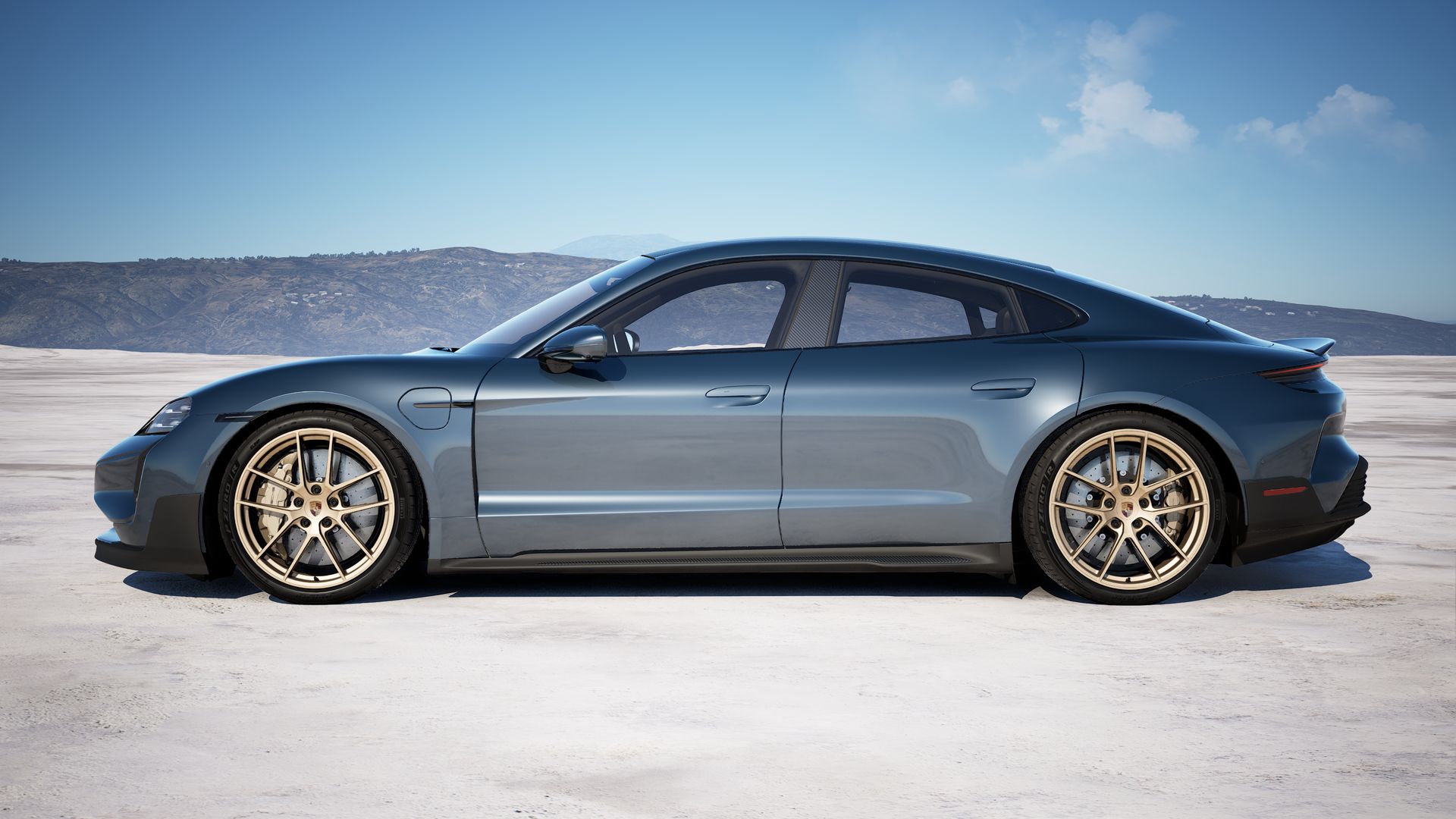 Taycan Turbo GT 측면 뷰