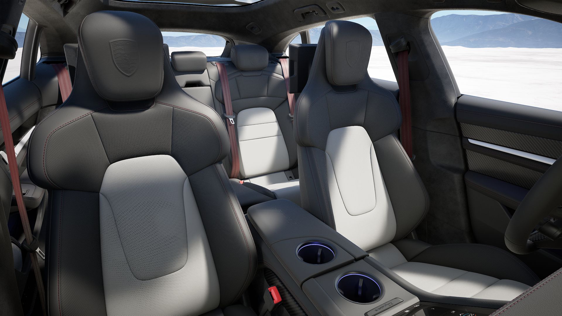 Taycan Turbo Cross Turismo 인테리어 뷰